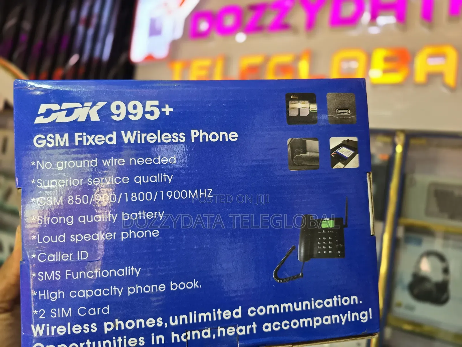 DDK 995+ Dual Sim Table/Landline GSM Phone + Fm Radio
