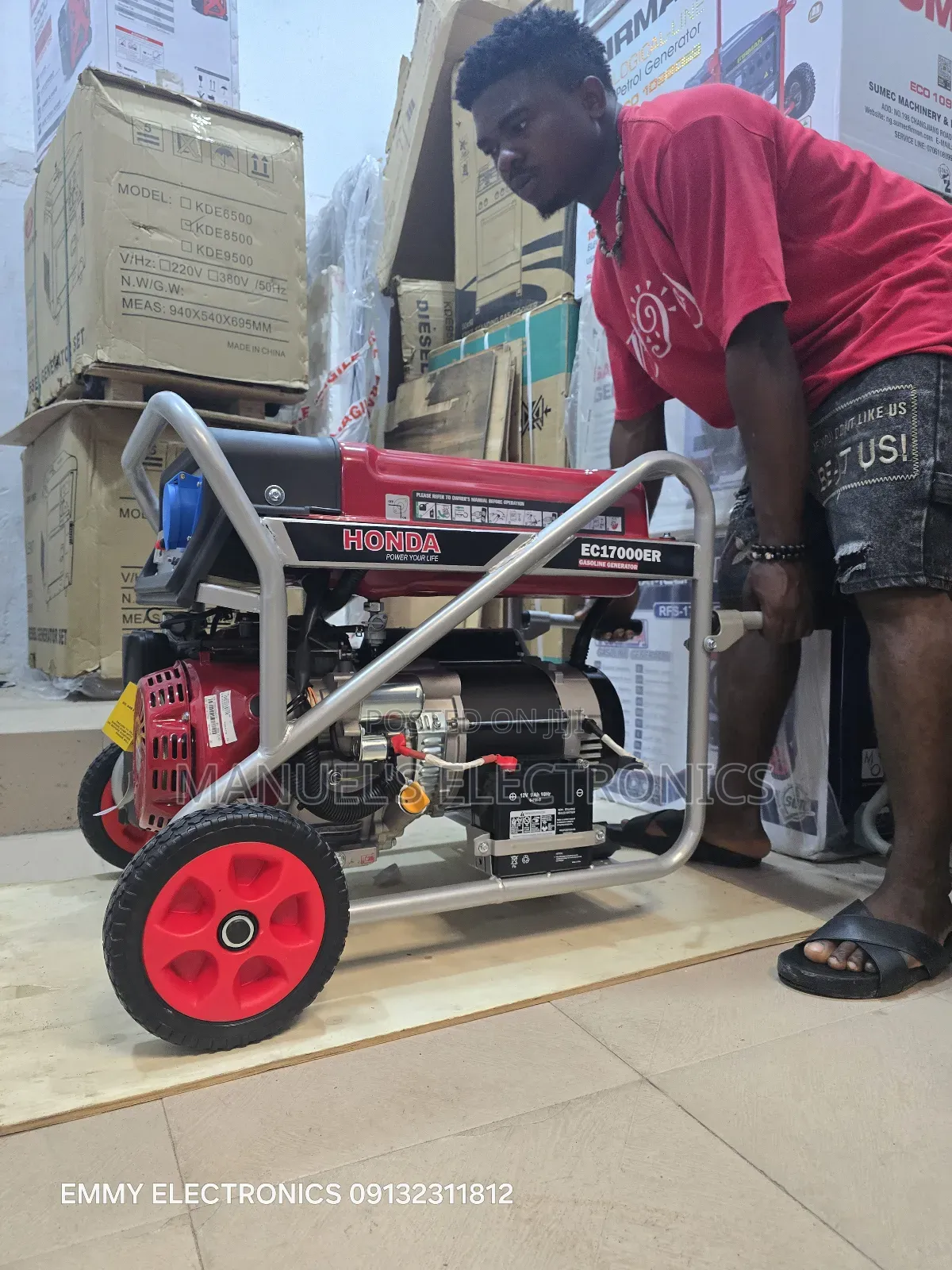 Brand New Honda Remote Control 12kva Petrol Generator 100% Copper Coil