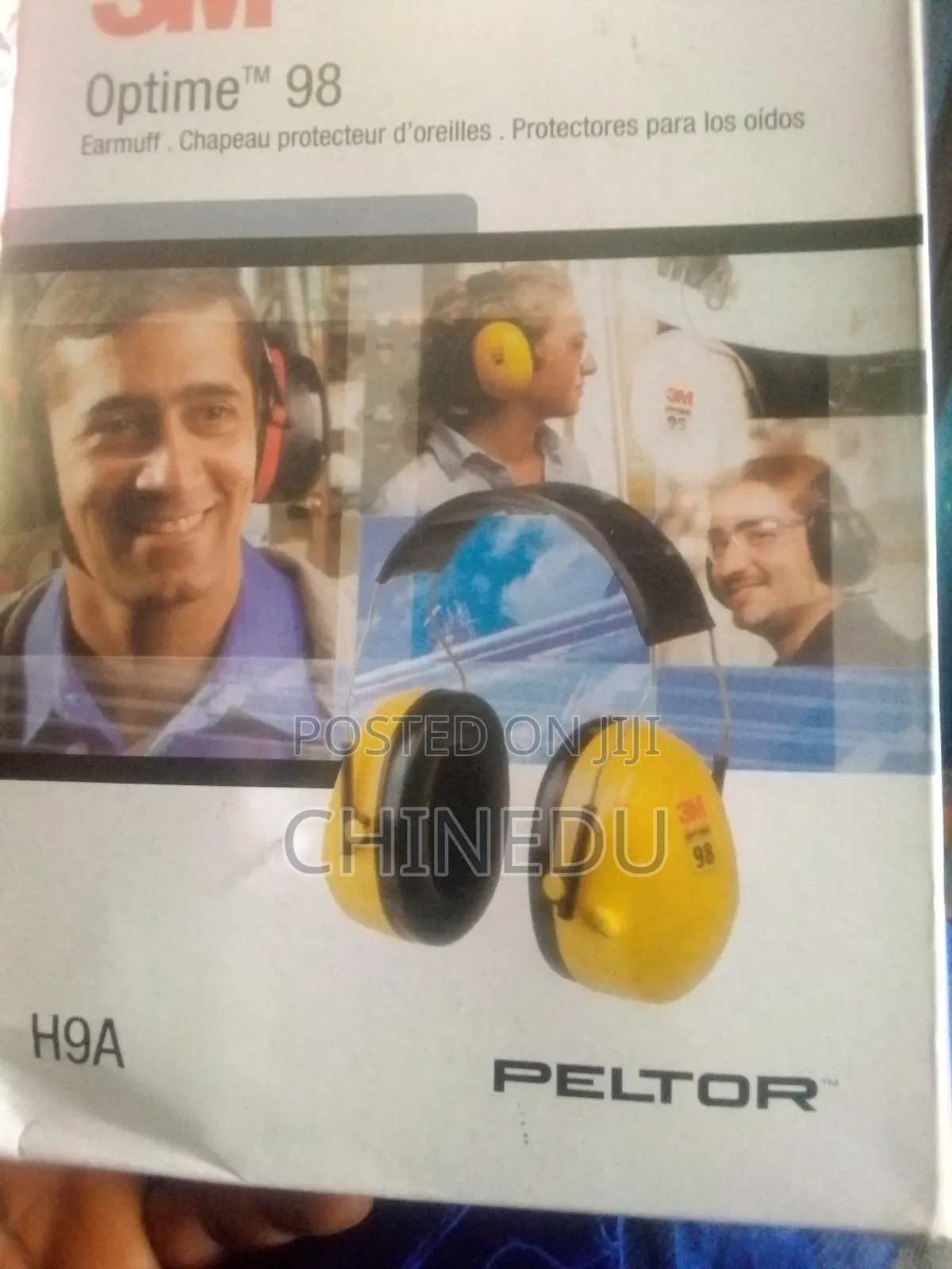 3m Peltor Optime 98 Cap Earmuff Yellow