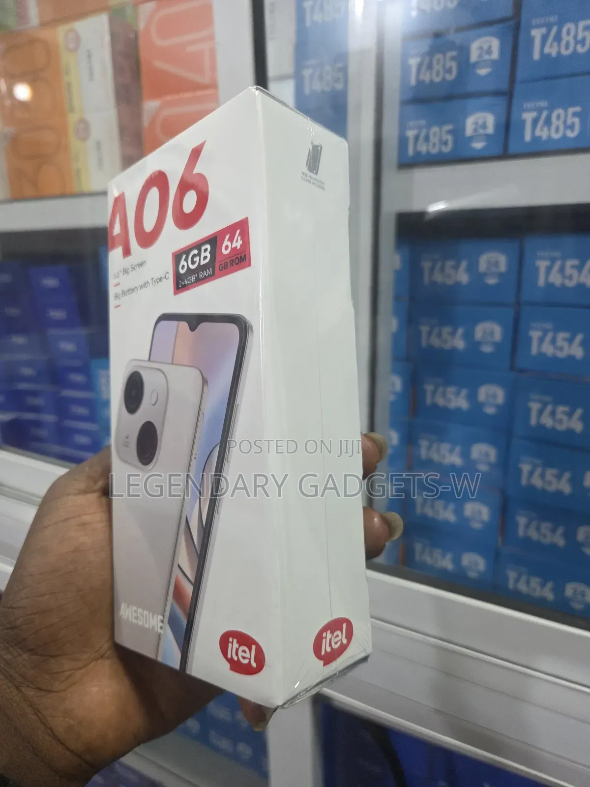 New Itel A06 64 GB Black
