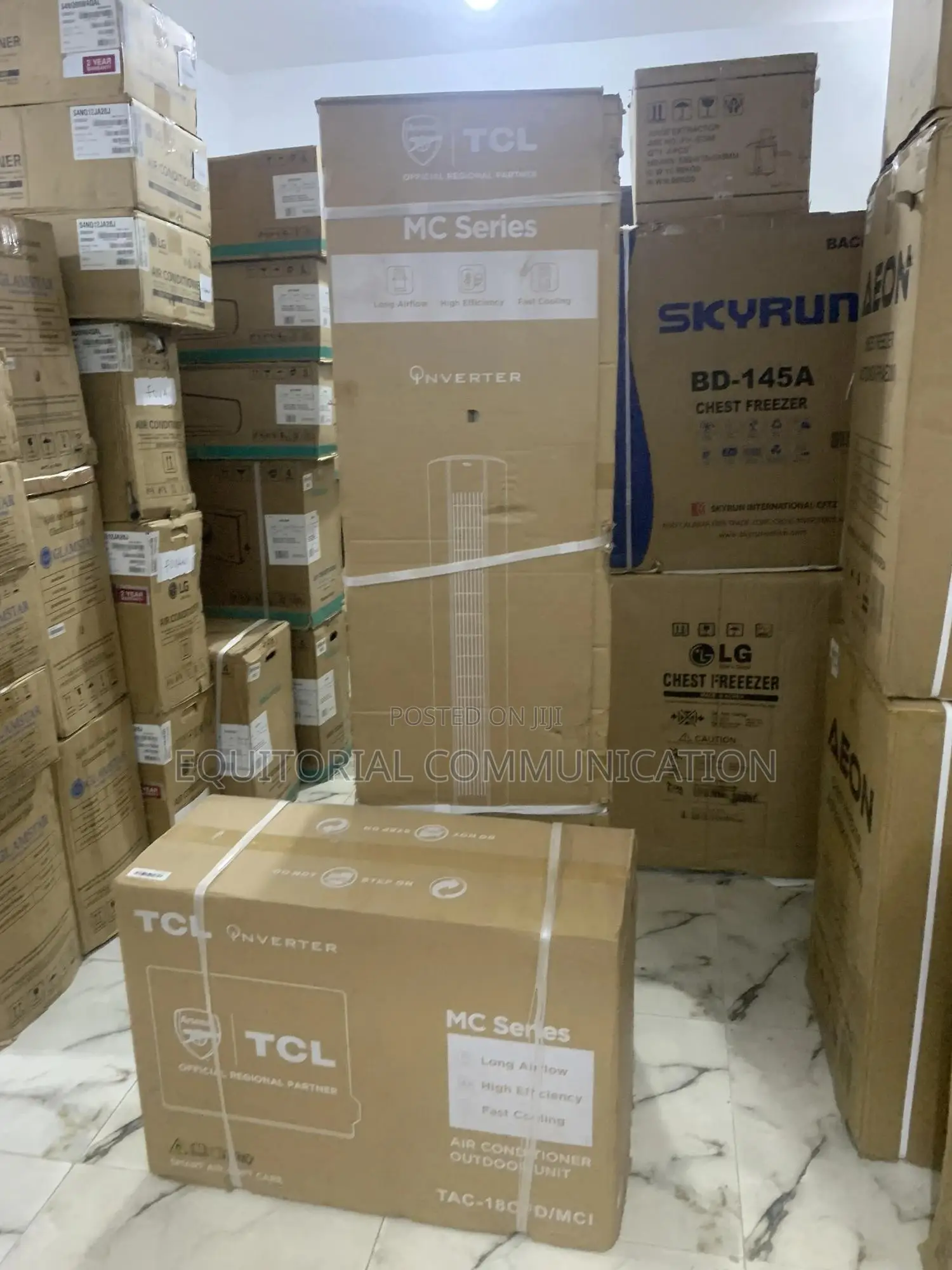TCL 2hp Floor Standing Inverter Aircon – Floor Model With R32 Gas