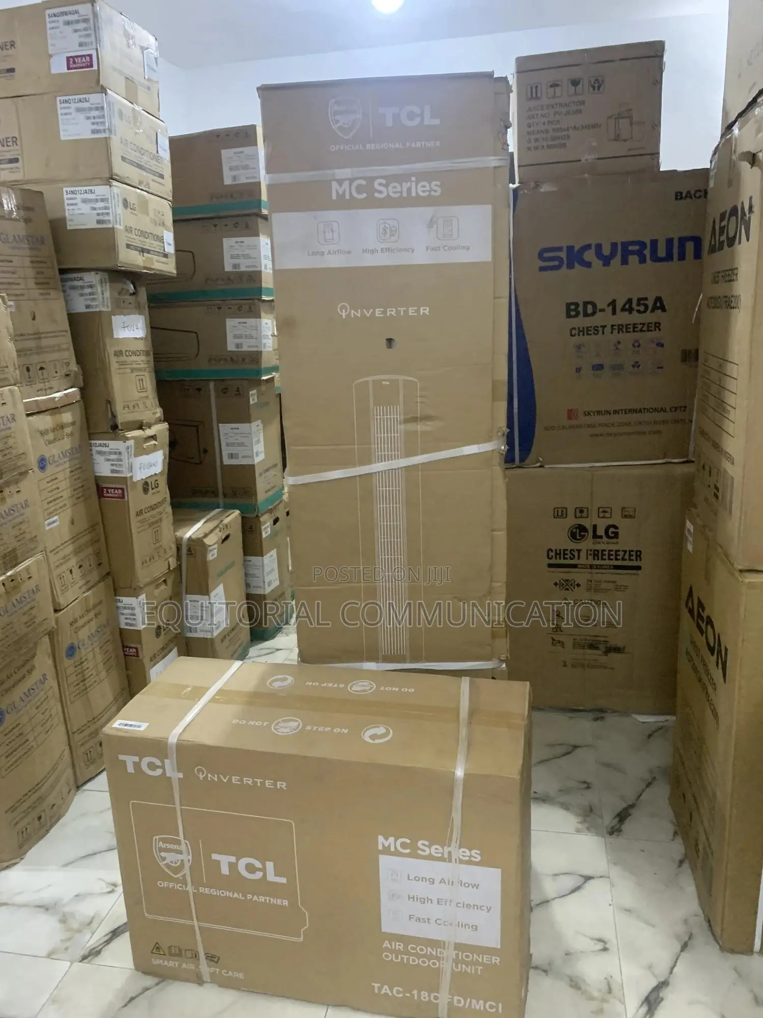 TCL 2hp Floor Standing Inverter Aircon – Floor Model With R32 Gas