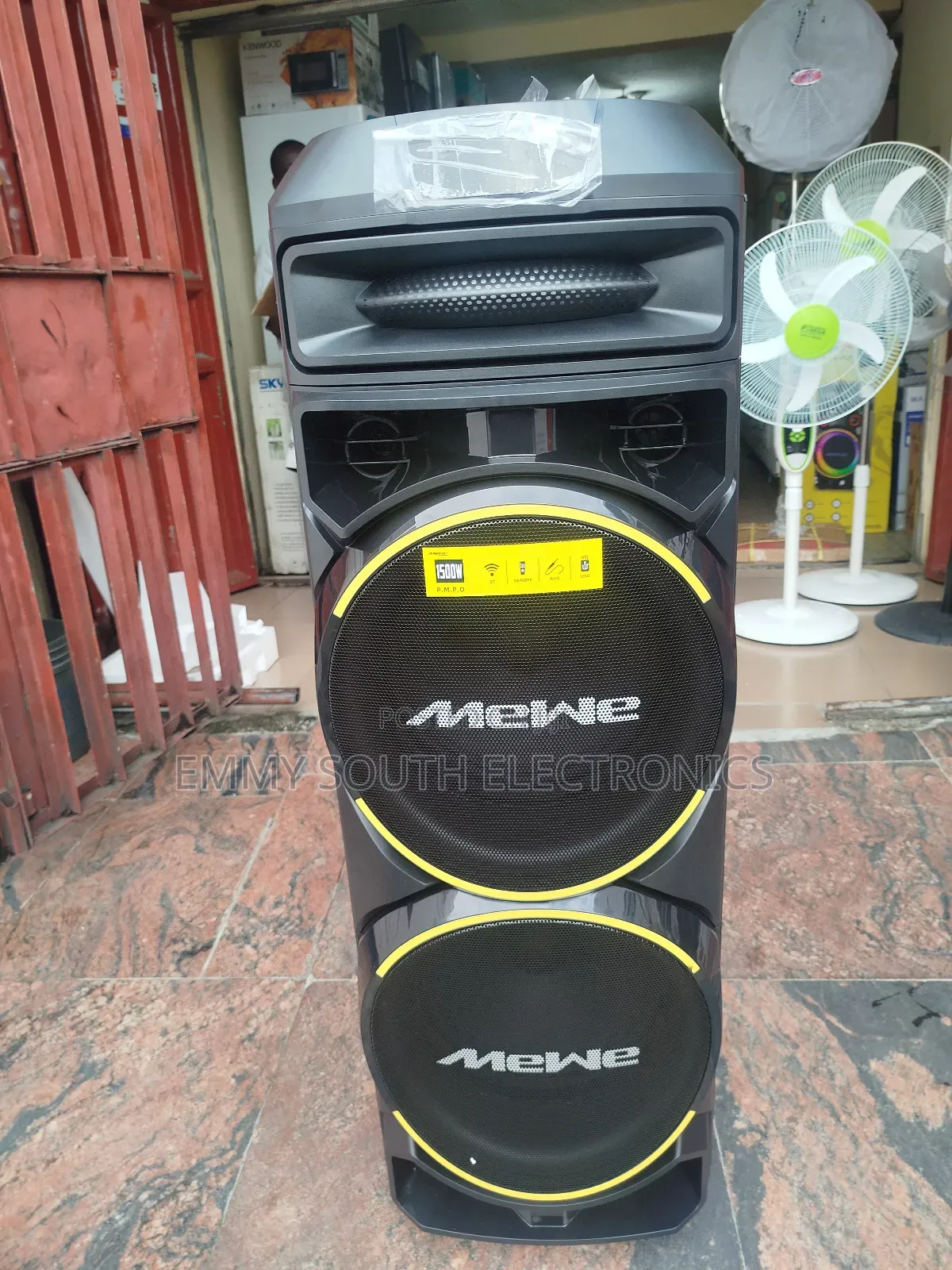Mewe Bluetooth Patty Rock Speaker 1500 Watts
