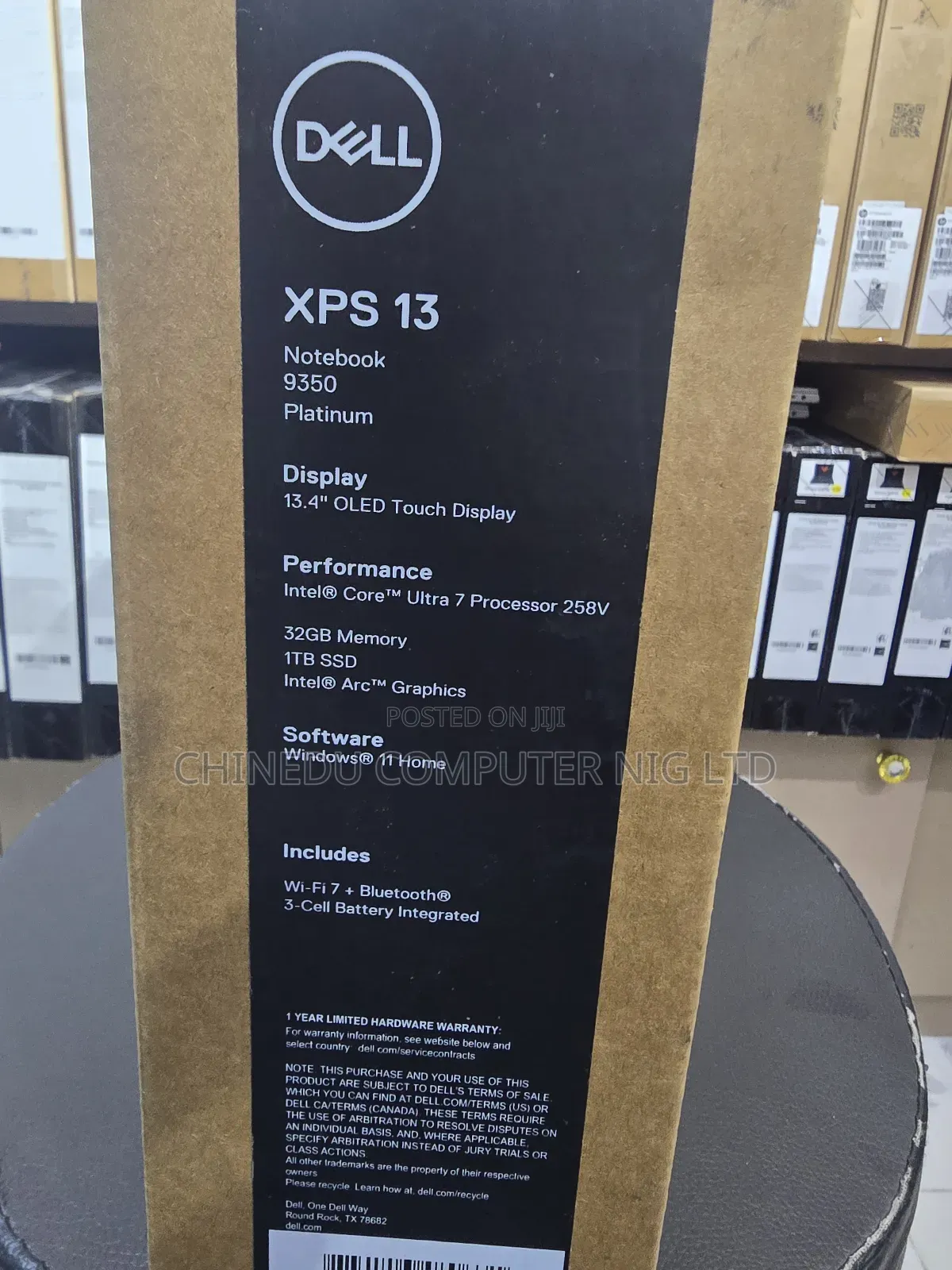 New Laptop Dell XPS 13 (9350) 32GB Intel Core Ultra 7 SSD 1T