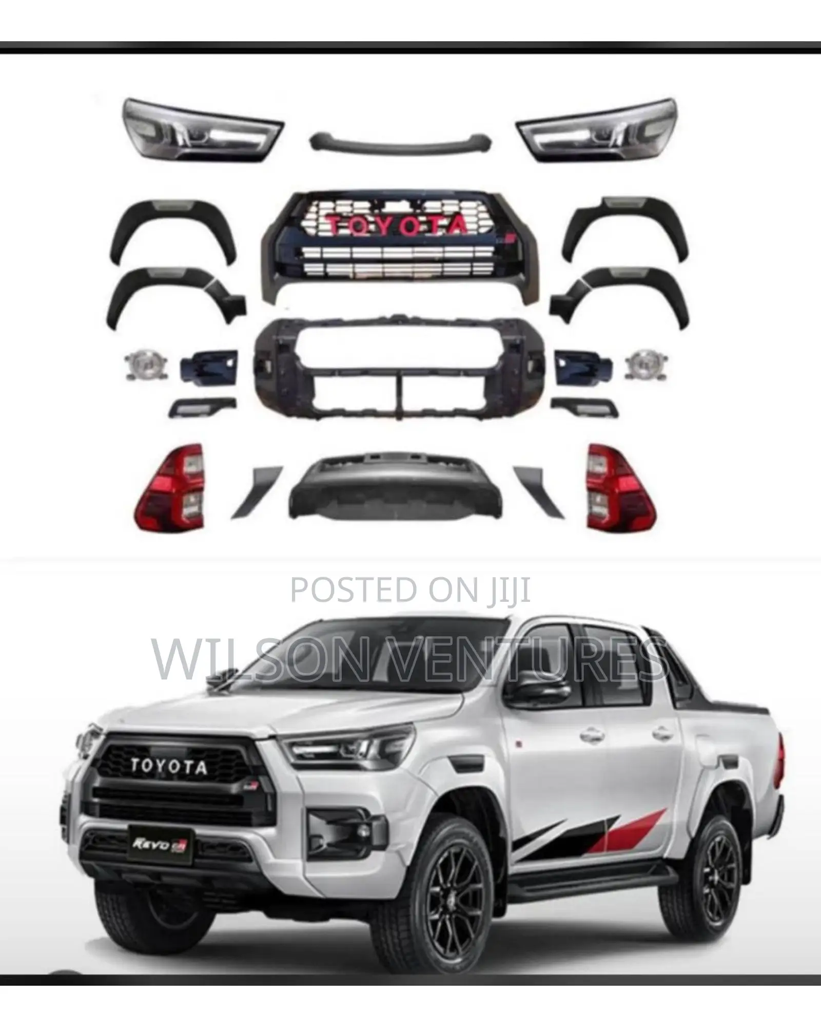 Kit For 2020- 2024  Toyota Hilux Complete Set
