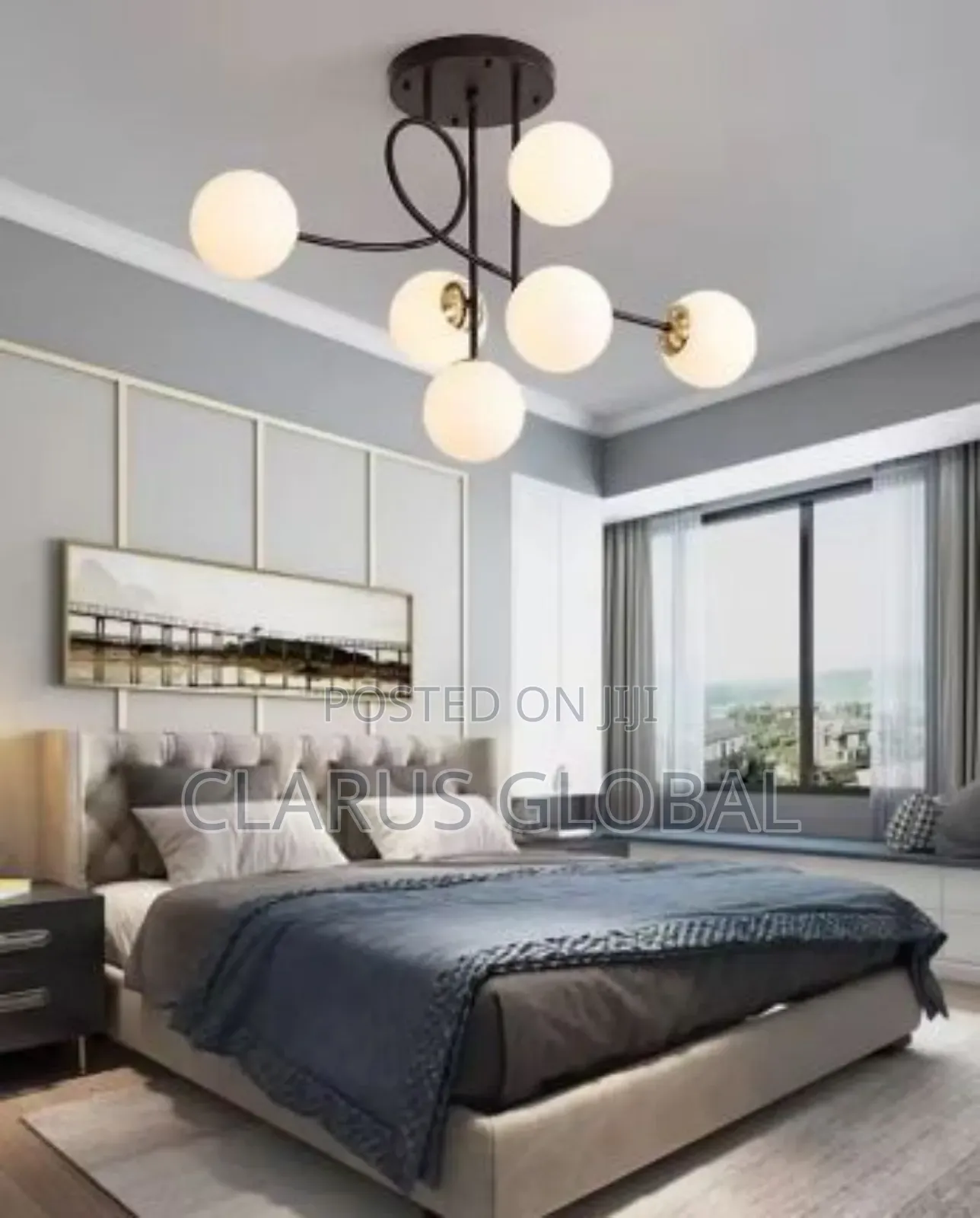 Nordic Modern Luxury Glass Led Chandelier