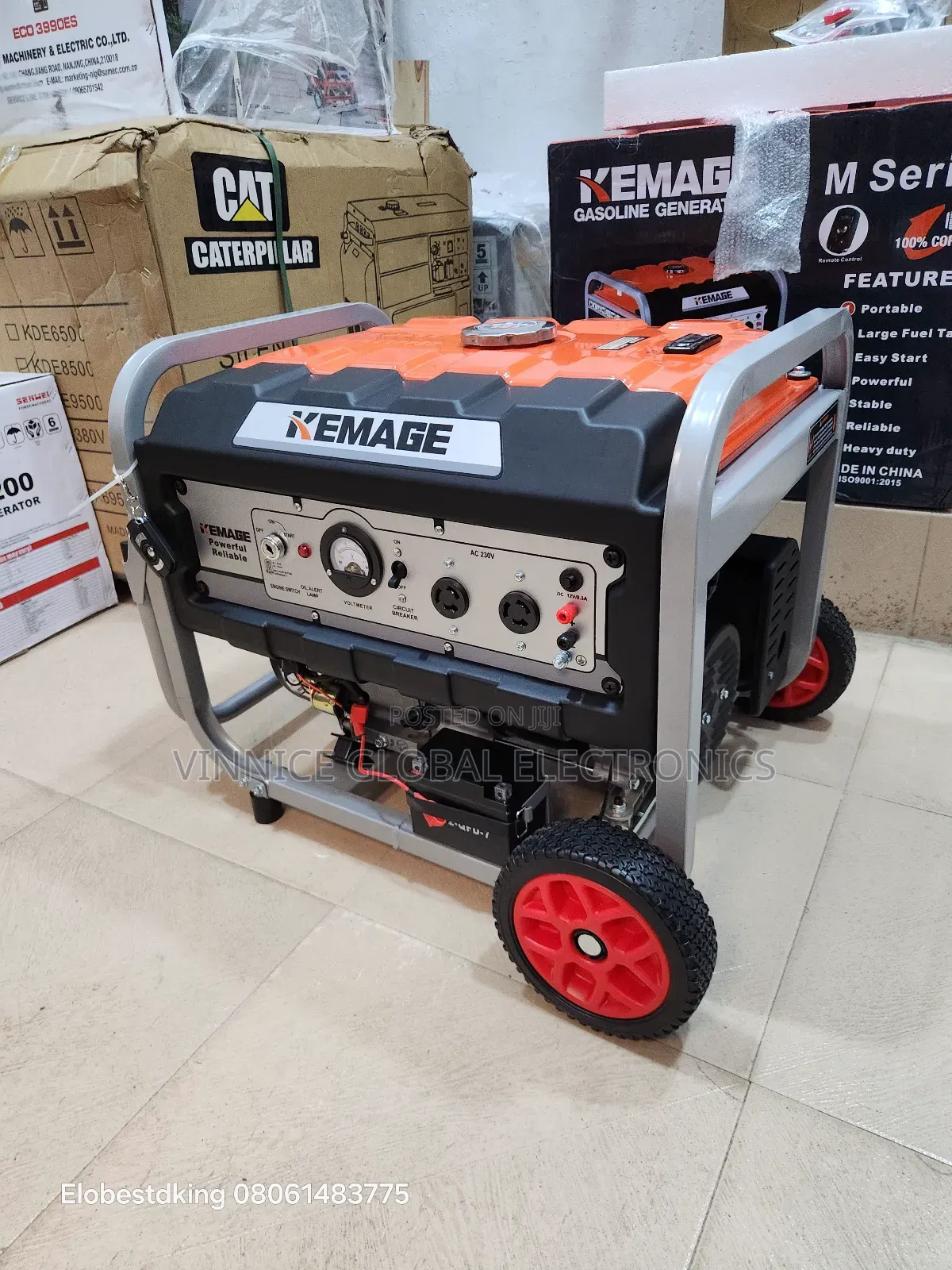 Kemage Generator 100% Copper Coil 5kva With Remote Control