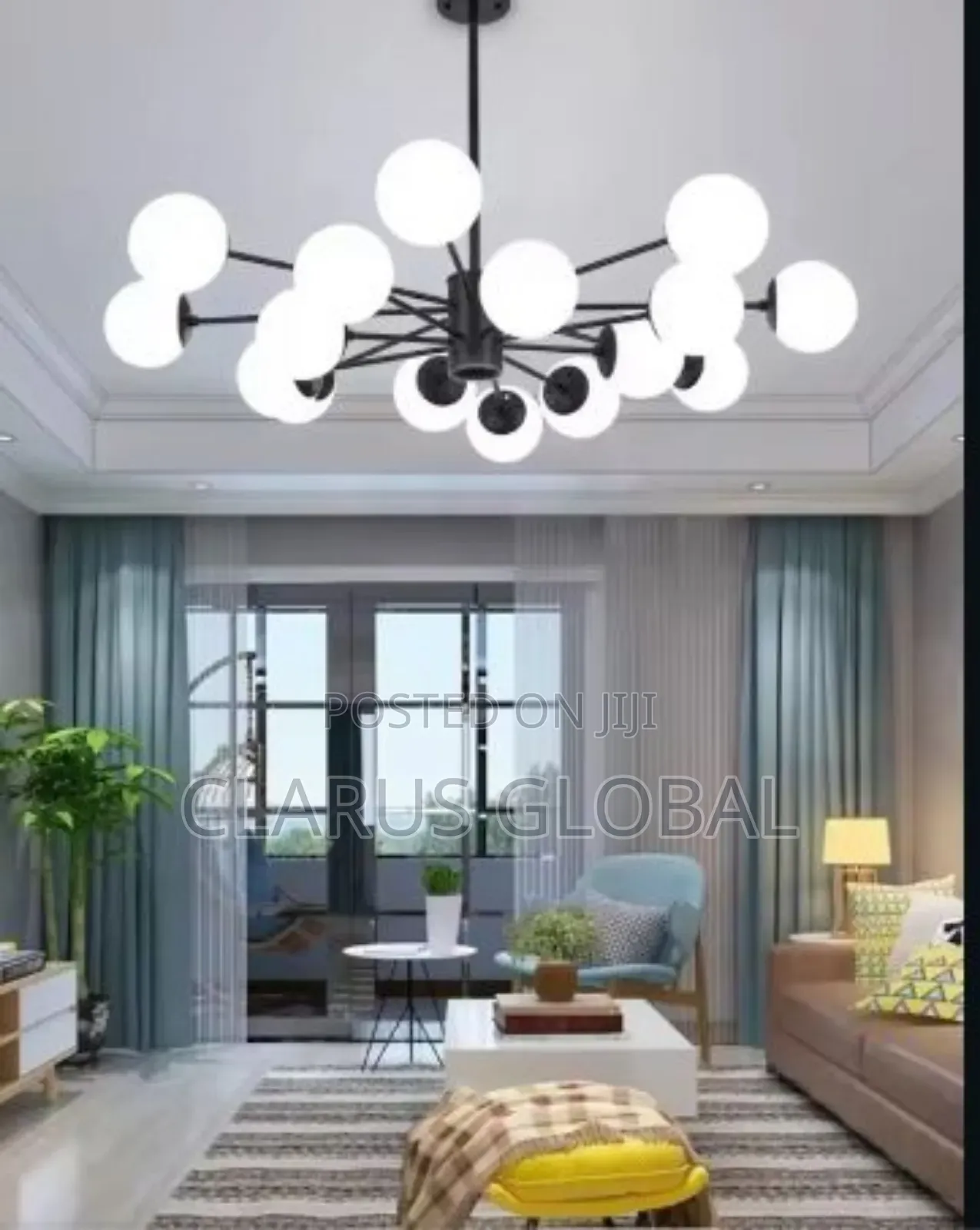 Nordic Modern Luxury Glass Led Chandelier