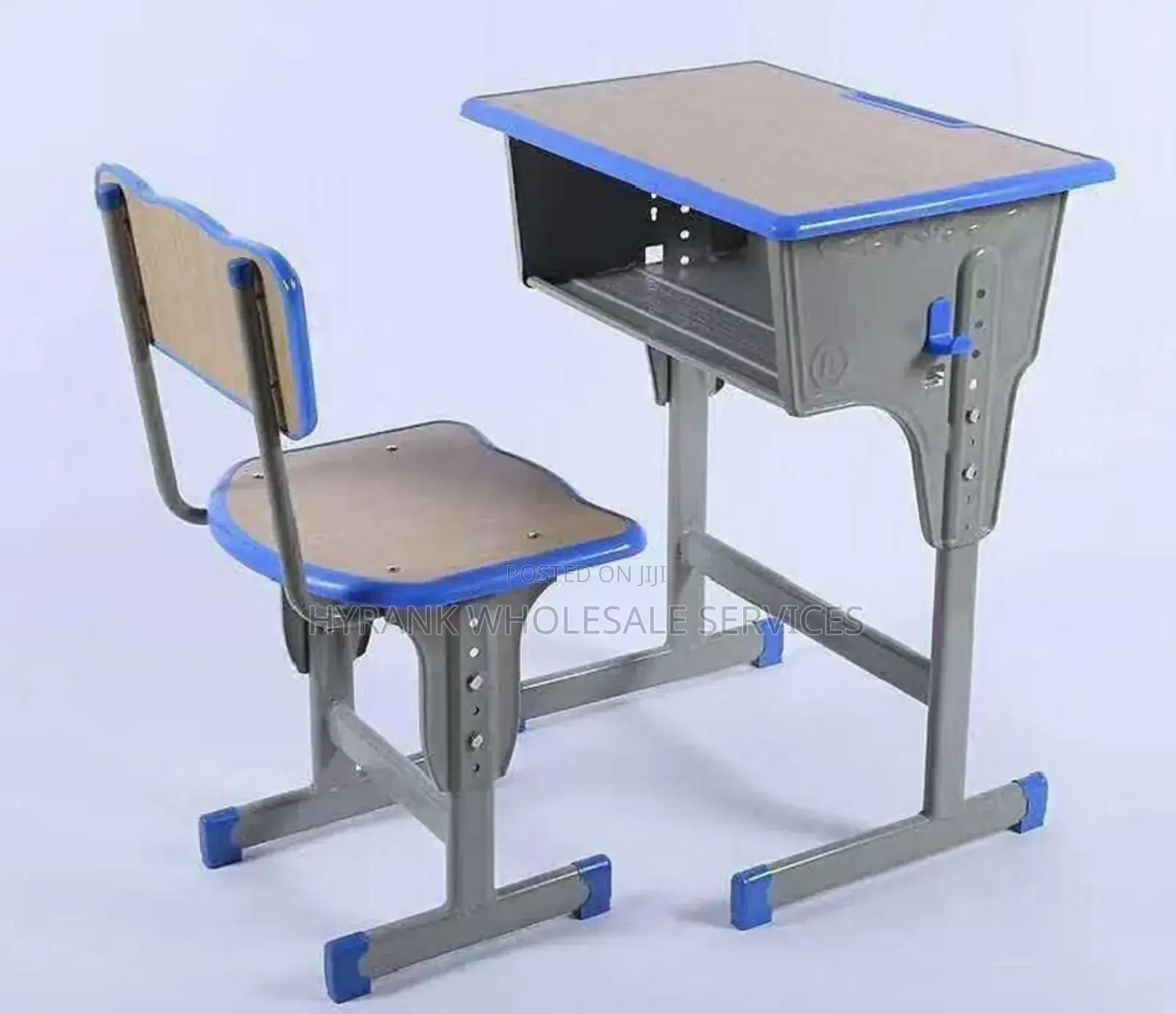 School Children Desk Set, a Set of Table and Chair, It Is Adjustable