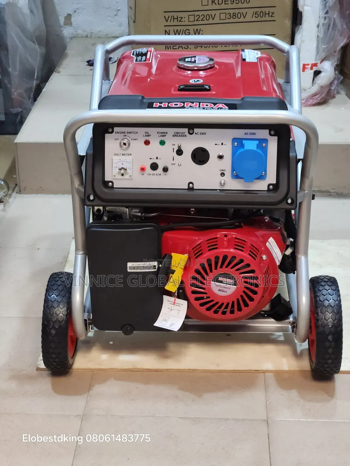 15kva Honda Generator With 100% Pure Copper Coil Remote Control