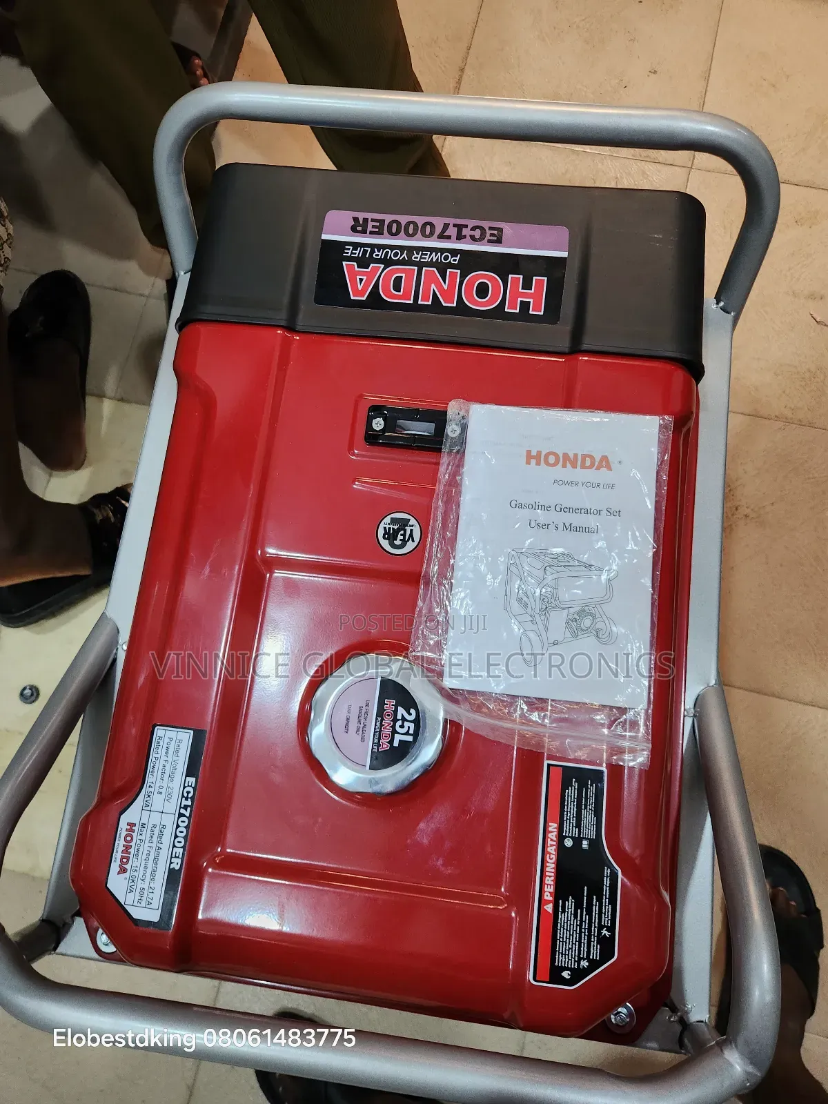 15kva Honda Generator With 100% Pure Copper Coil Remote Control