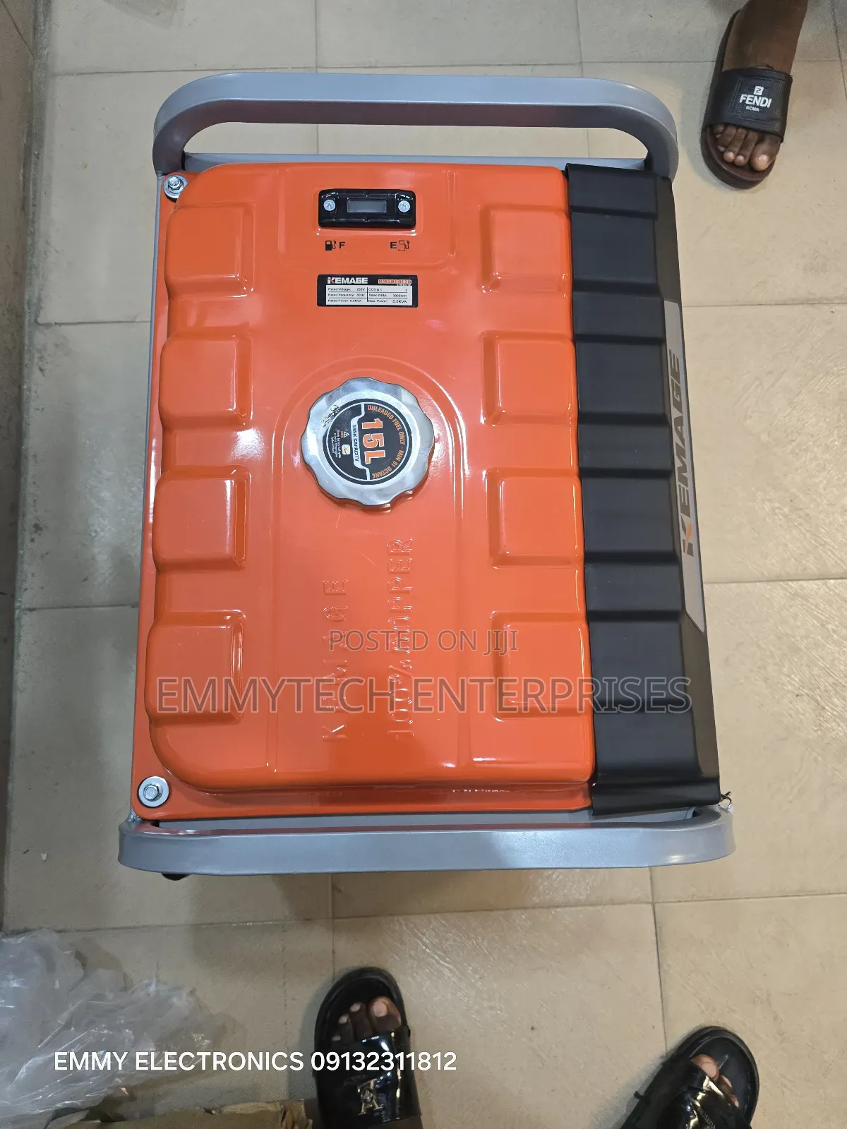 See This Kemage Remote Control Petrol Gen 5.5kva 100% Copper Coil