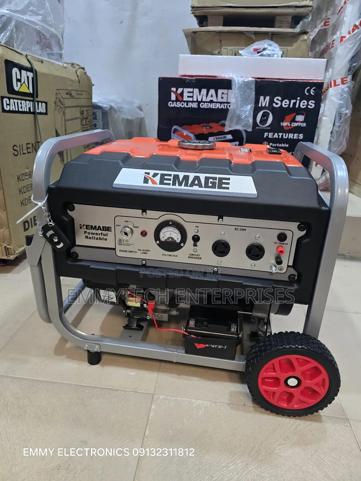 See This Kemage Remote Control Petrol Gen 5.5kva 100% Copper Coil