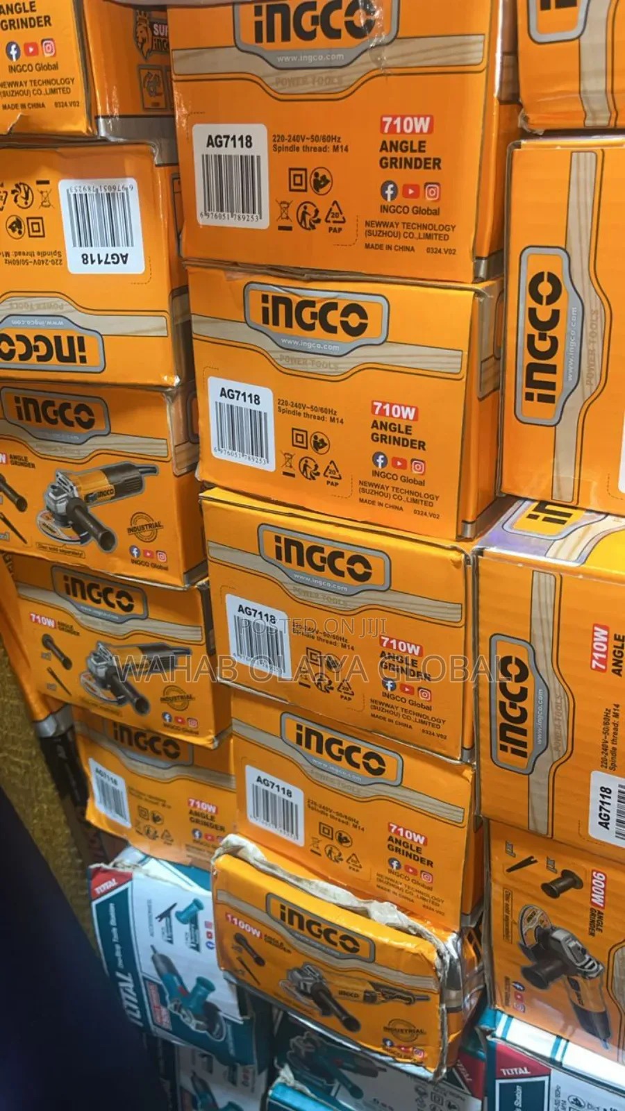 Ingco 710w Angle Grinder – Durable Powerful Cutting Tool