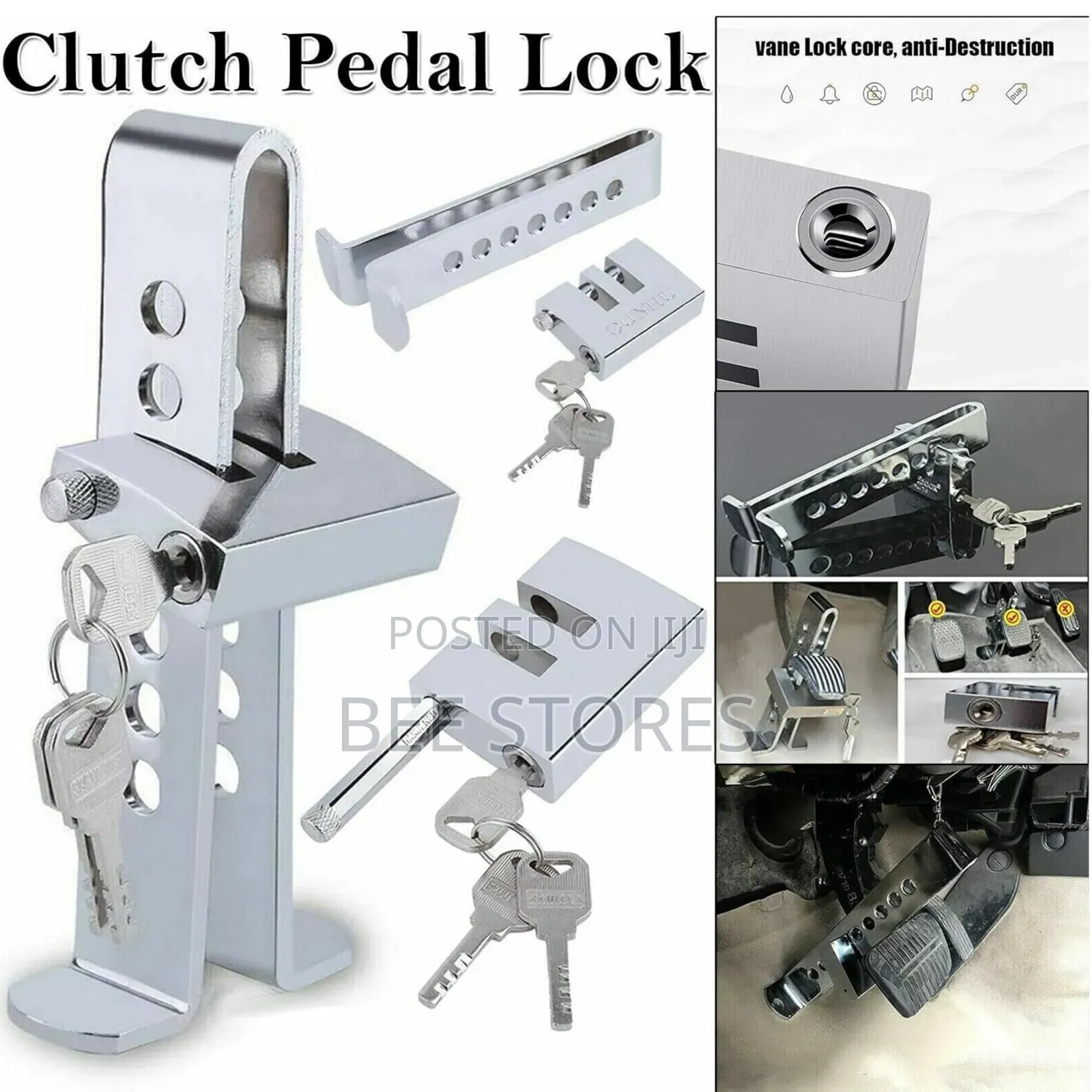 Quality Car Security Brake Anti Theft Clutch Pedal Lock