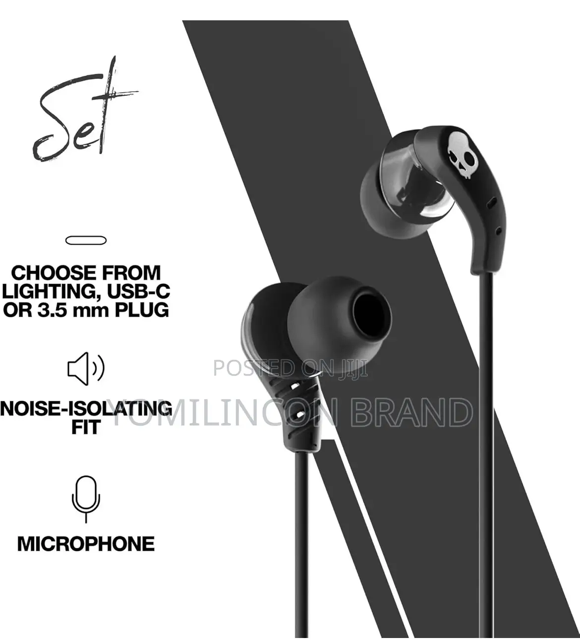 Skullcandy Set Usb-C Wired Earbuds With Noise Cancelling