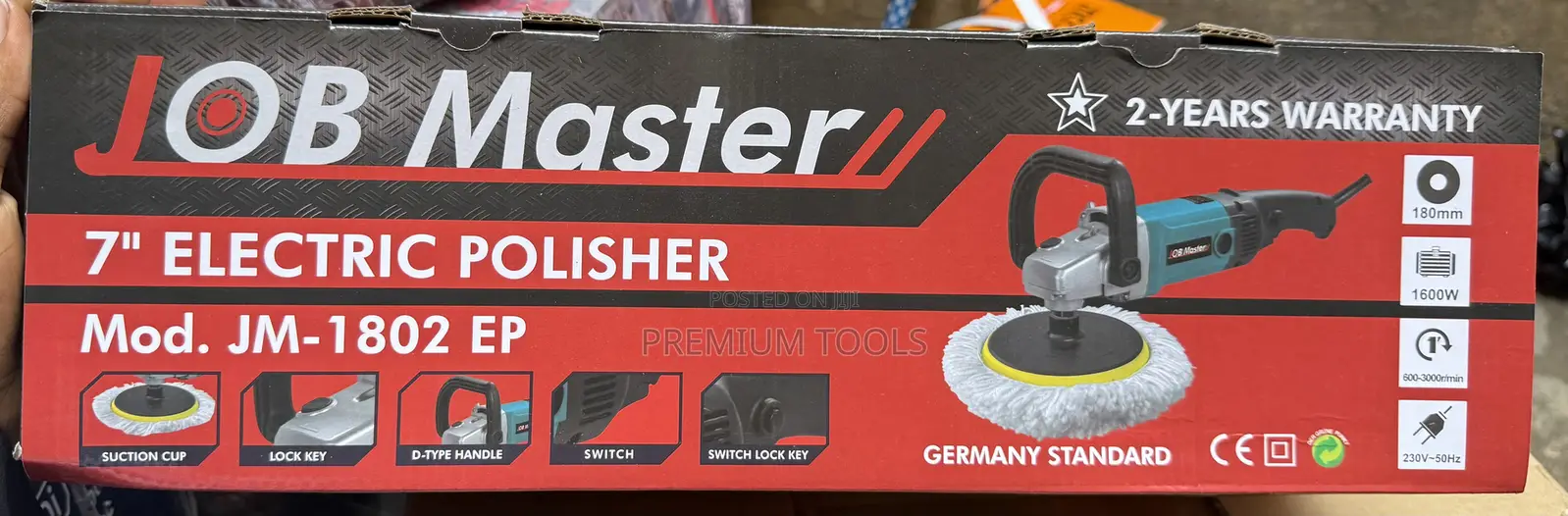 Job Master 7 Inches Electric Polisher - Car Buffer