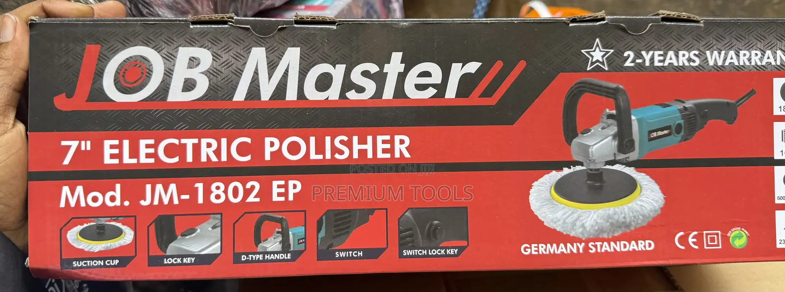 Job Master 7 Inches Electric Polisher - Car Buffer