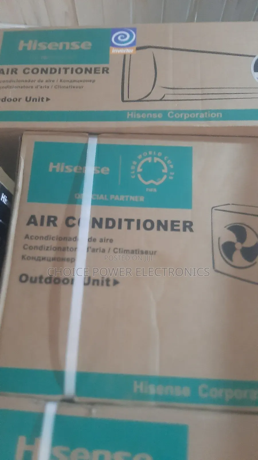 Brand New Hisense Inverter Ac 1.5hp 100% Copper
