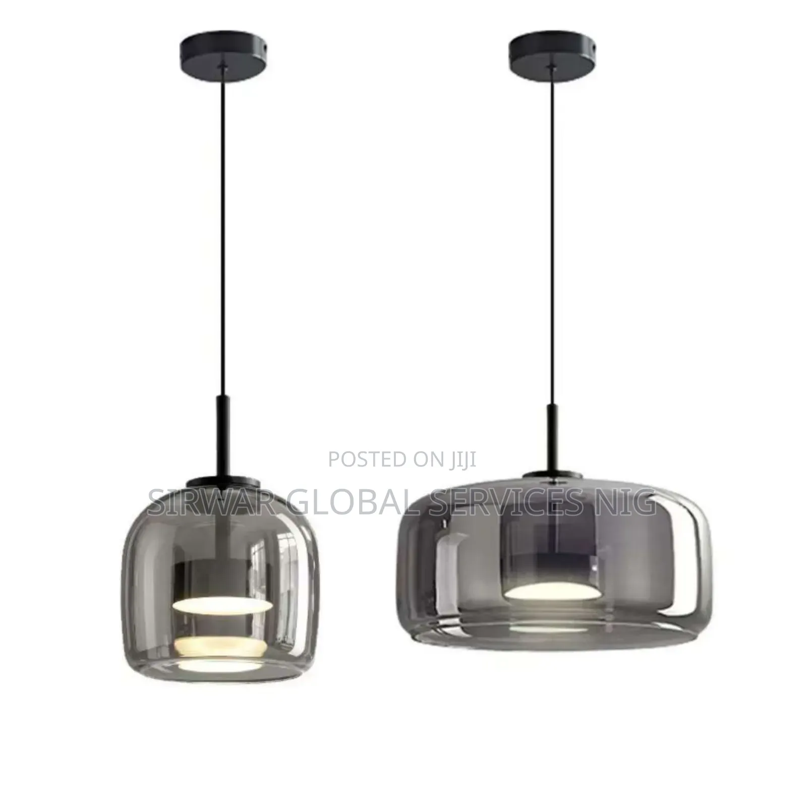 Amber Dropping Glass Chandelier, Light