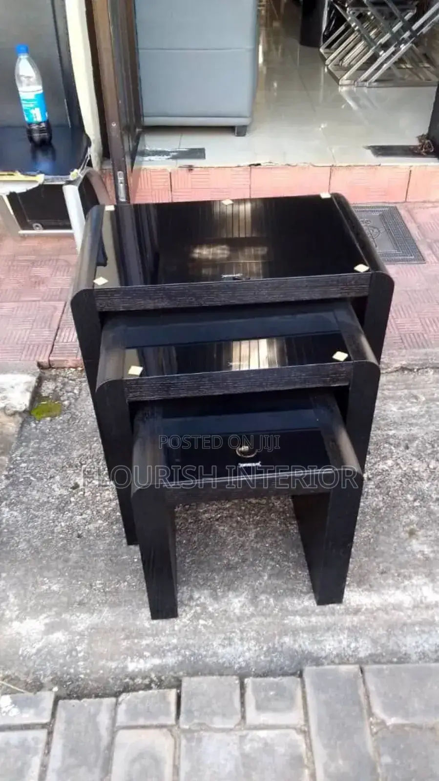 Imported Quality 3in1 Side Stool Wooden Table