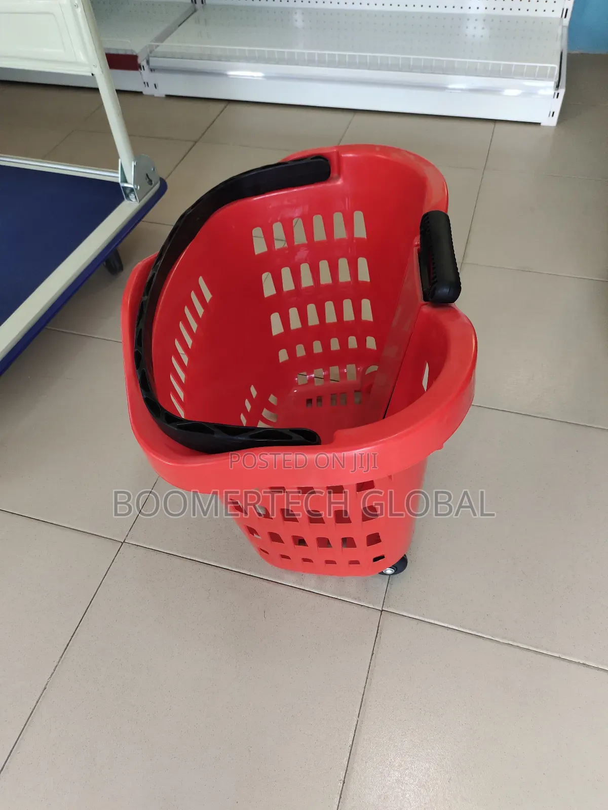 Plastic Trolley Supermarket Shopping Basket