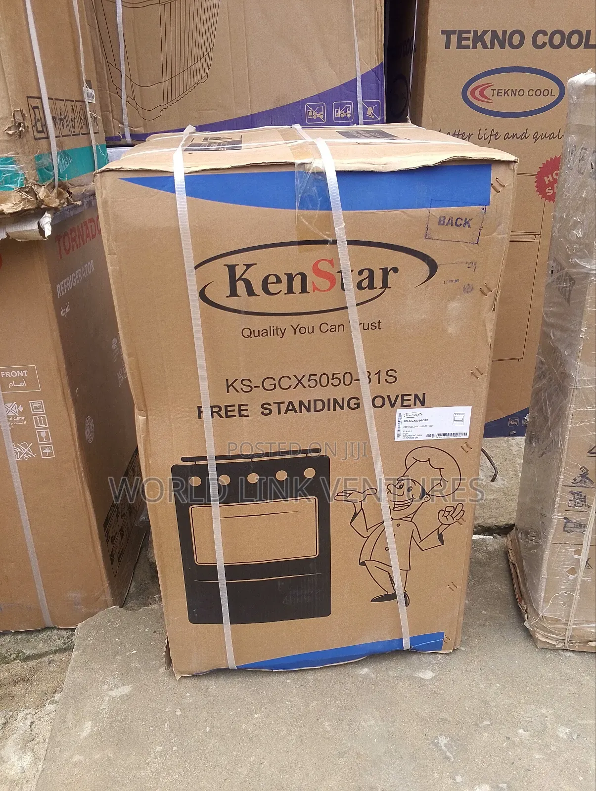 Kenstar 3 + 1 Standing Stainless Gas Burner