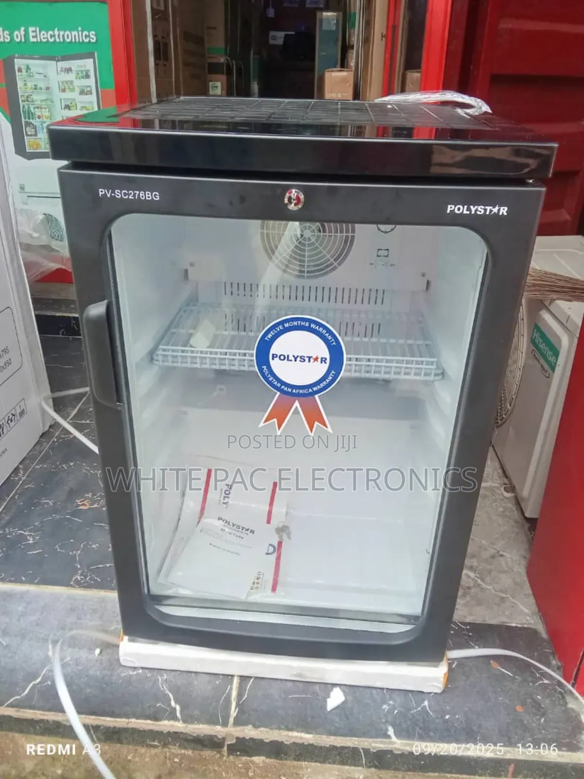 Brand New Polystar Standing Display Chiller 90litre  Fast Cooling