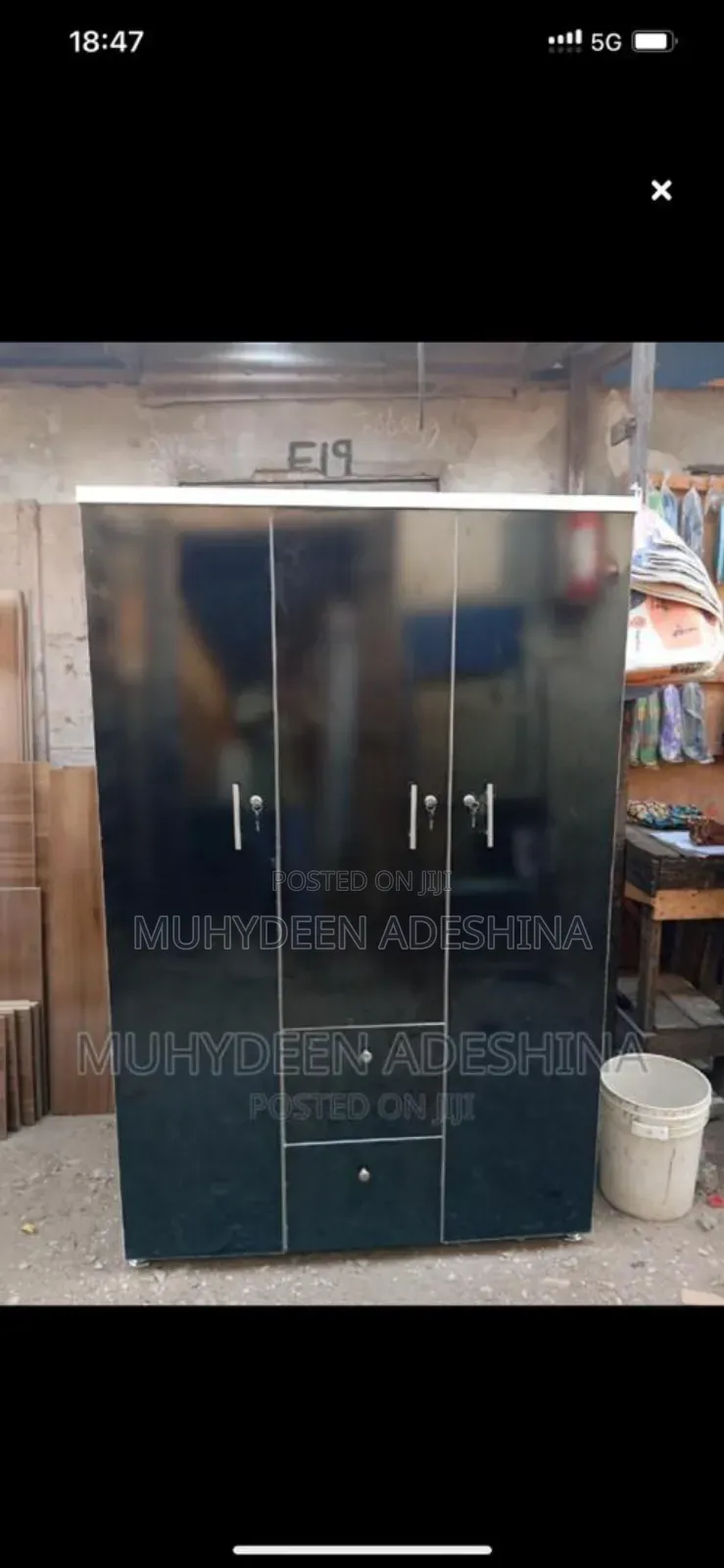 4 Feet × 72inches Wardrobe