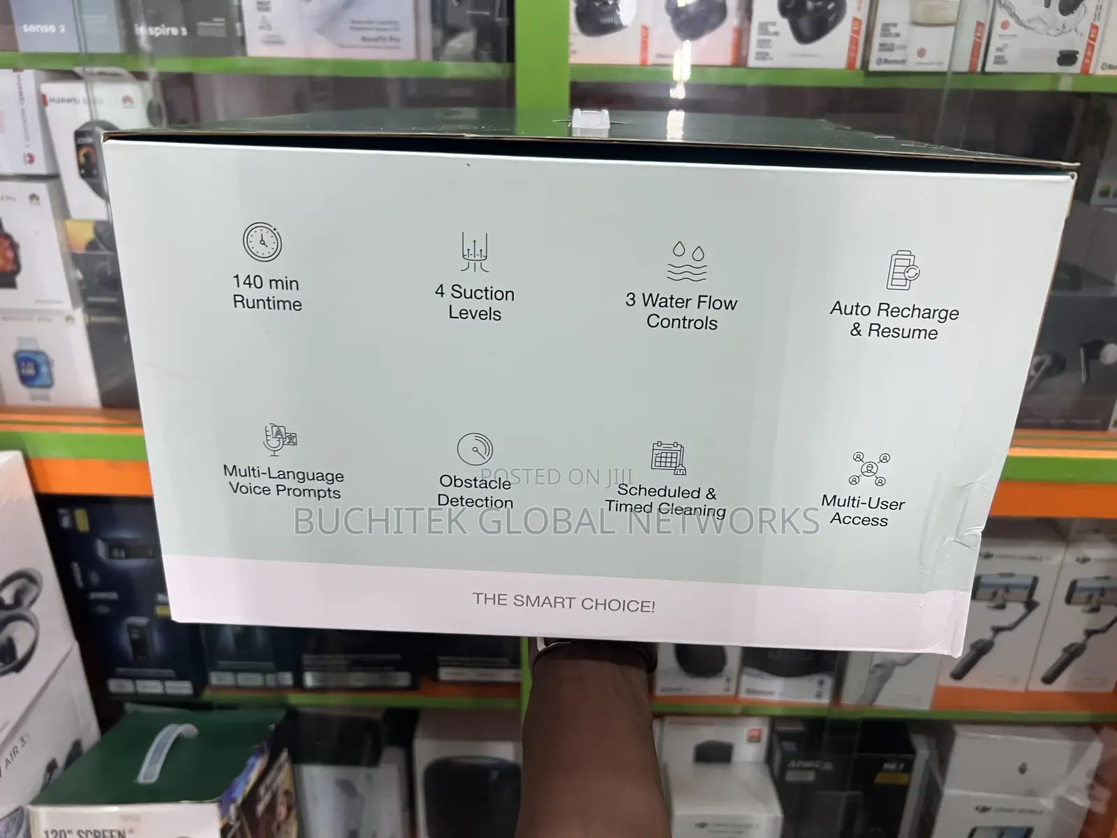 Green Lion Smart Robot Vacuum Pro With Docking Station.