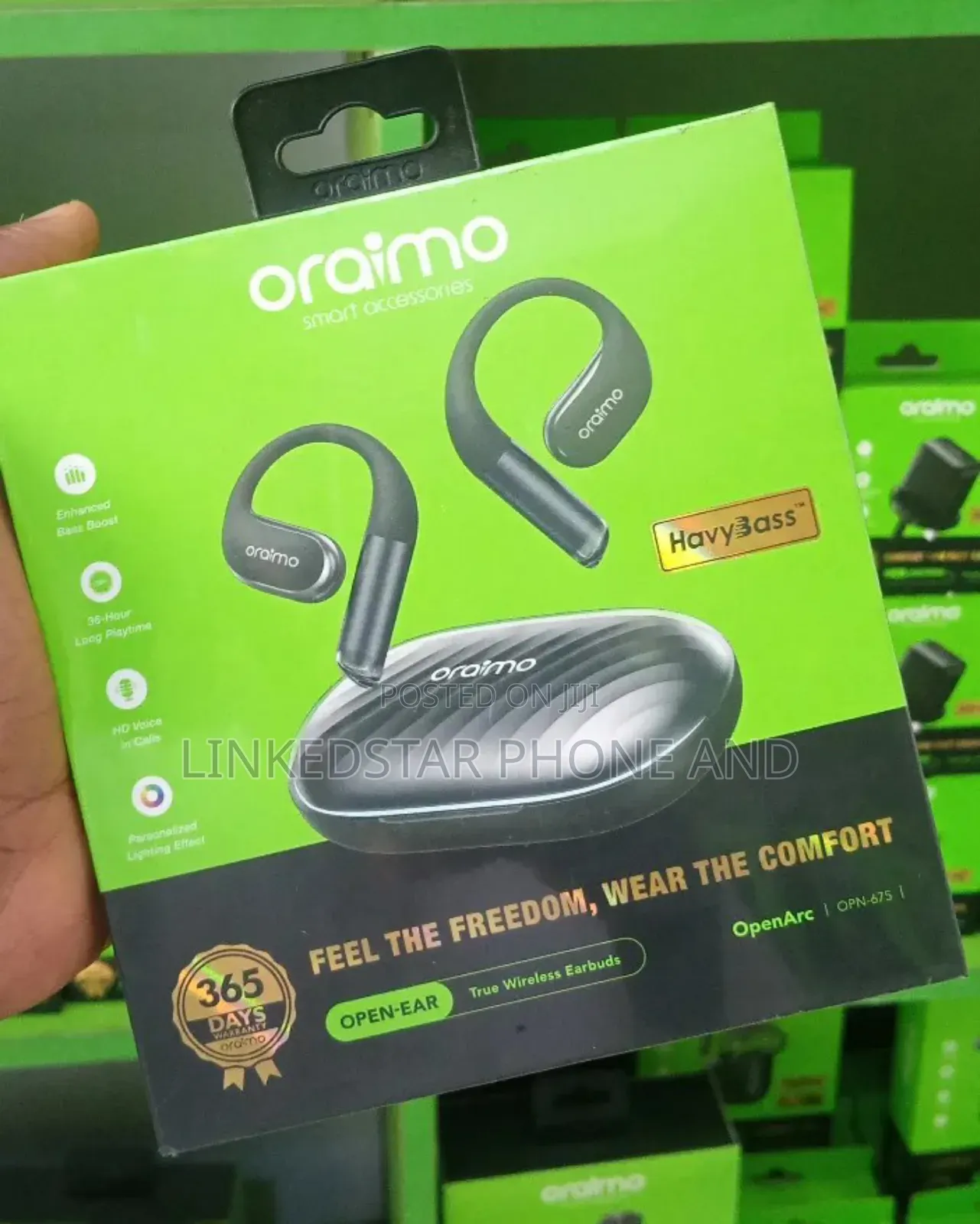 Oraimo Openarc Open-Ear Wireless Earphones