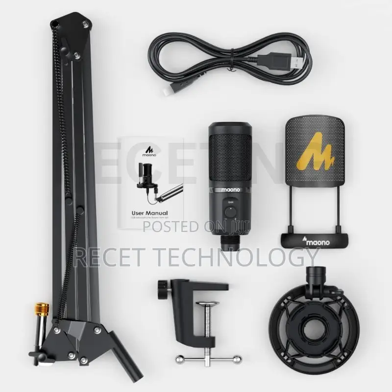 Maono Pm461s Usb Microphone Boom Arm Set