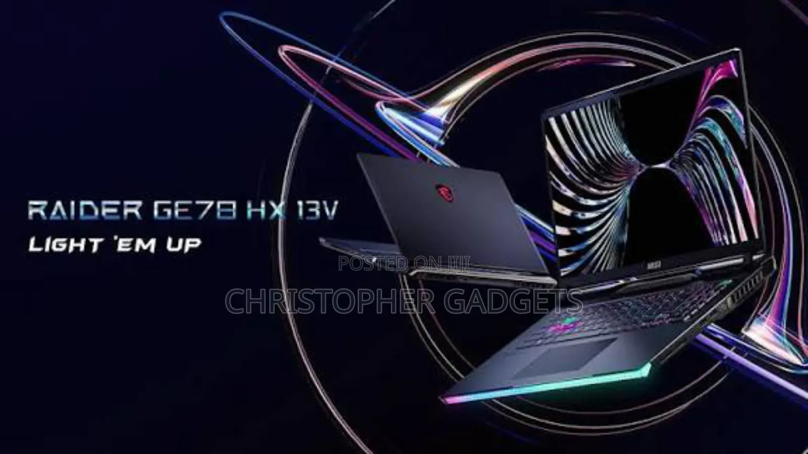New Laptop MSI Raider GE78HX 64GB Intel Core I9 SSD 2T