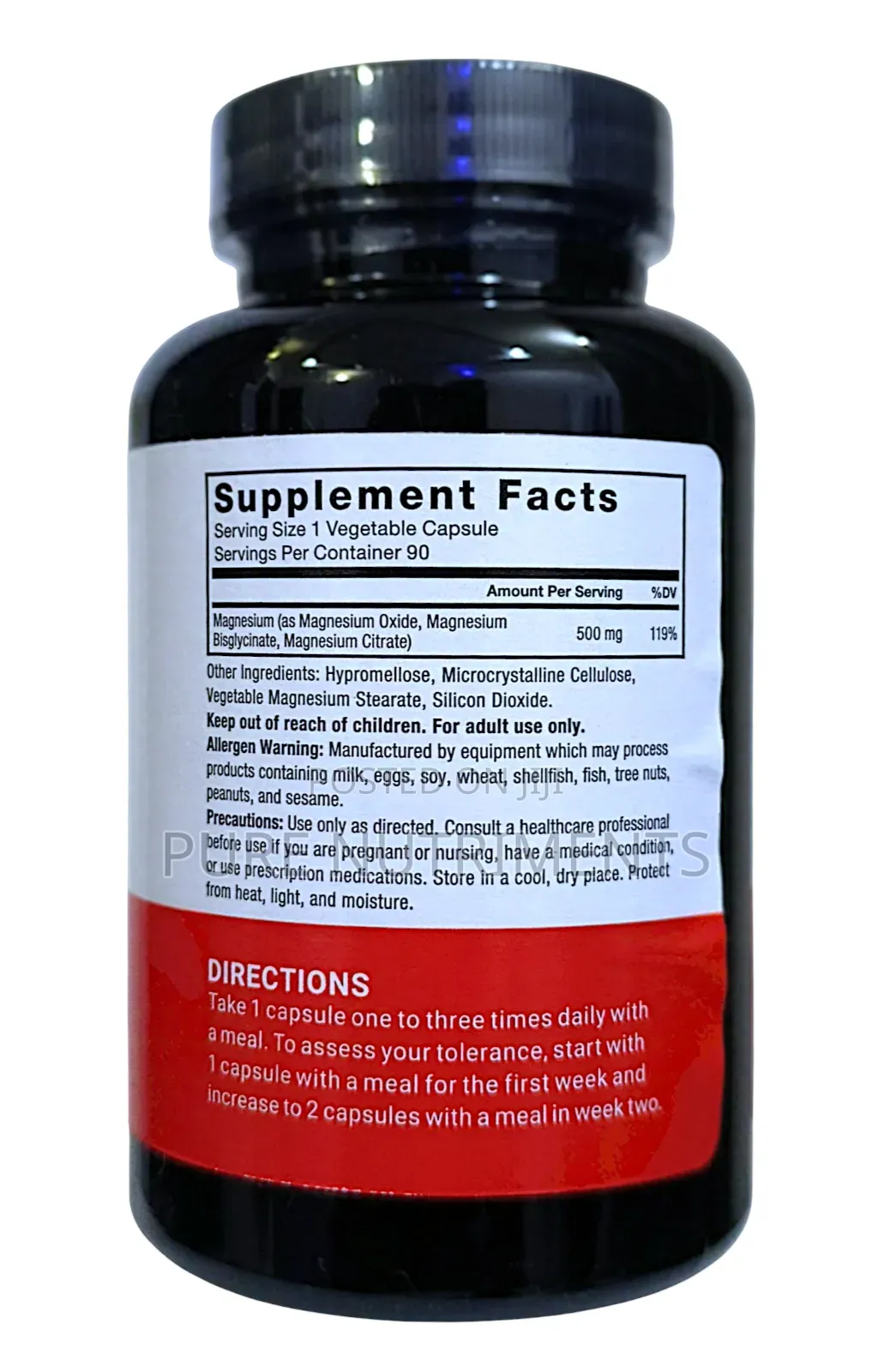 Force Factor Magnesium Complex 500mg (Citrate, Bisglycinate, Oxide)