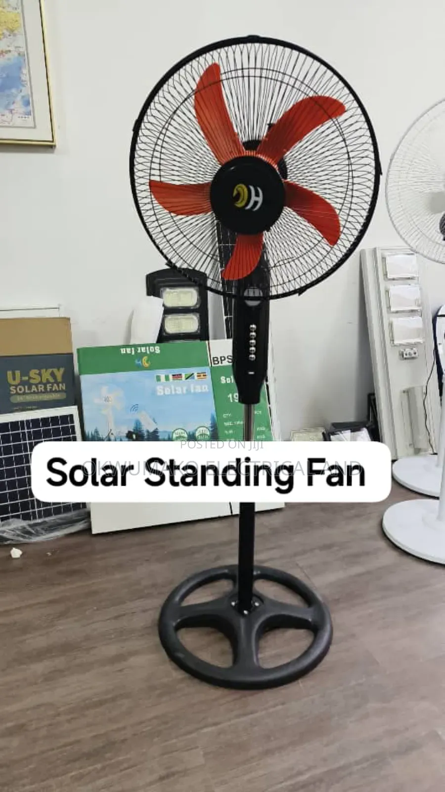 Solar Standing Fan Original