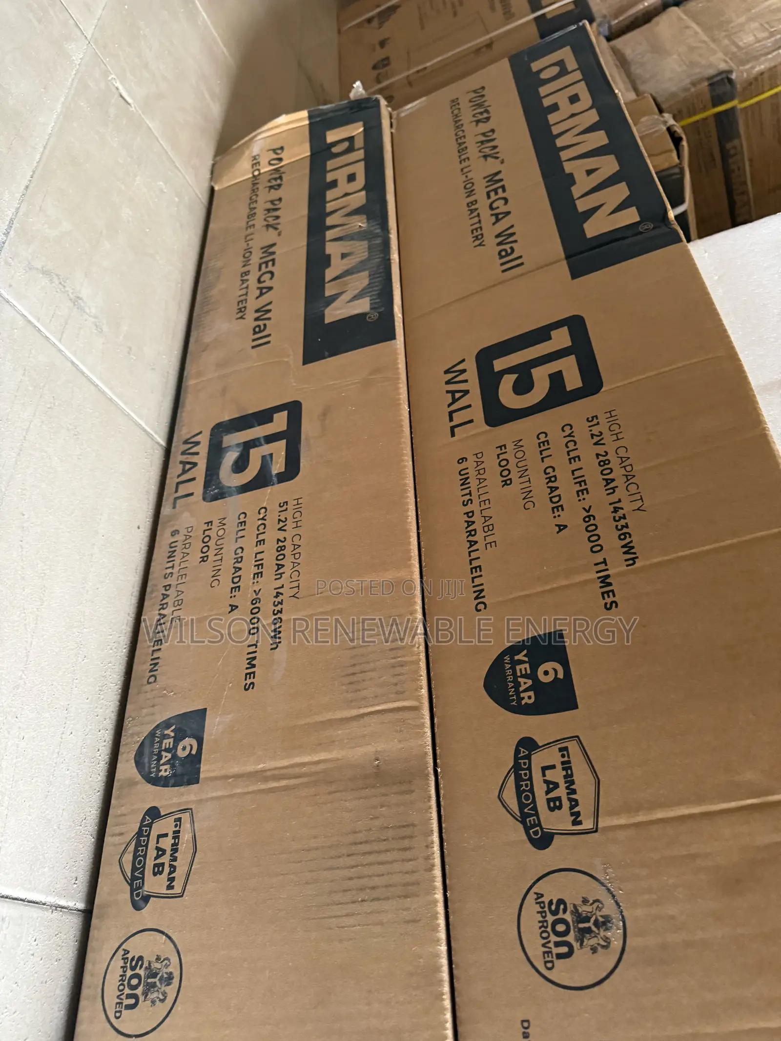 15kwh 51.2v Firman Rechargeable Li-Ion Battery