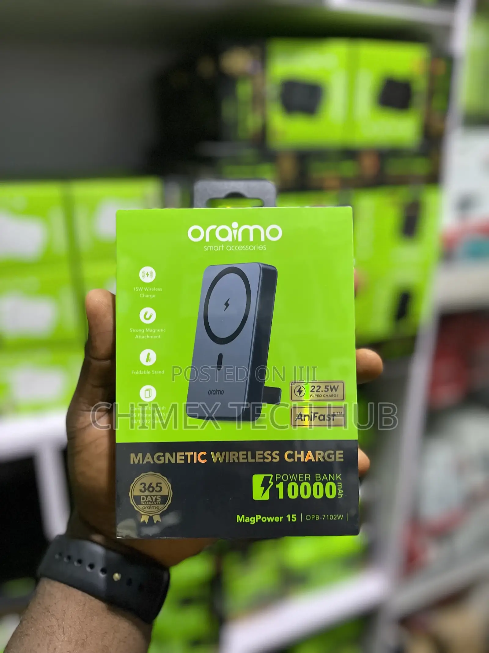 Oraimo 10000mah Magnetic Wireless Charge