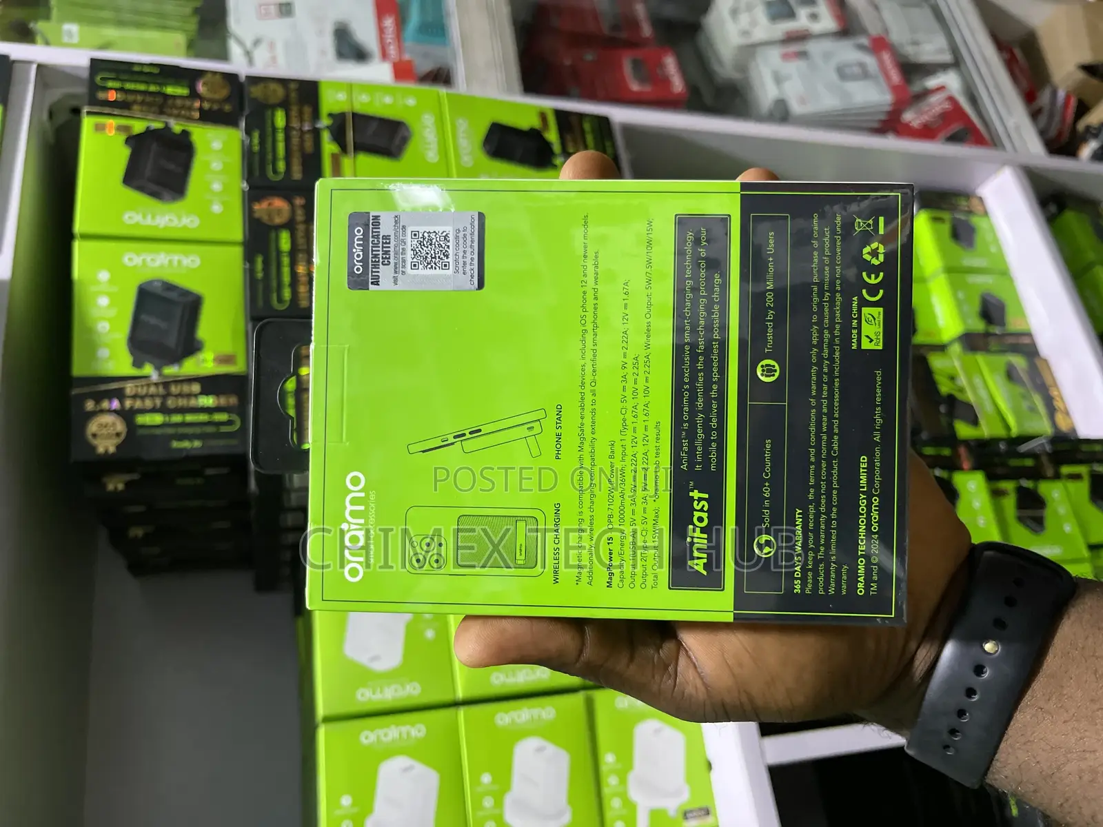 Oraimo 10000mah Magnetic Wireless Charge