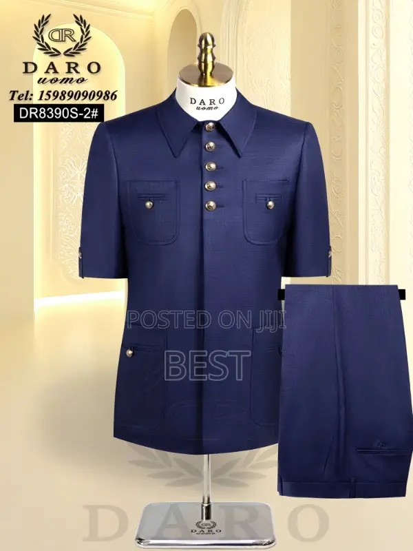 Classic Luxury Safari Men’S Suit