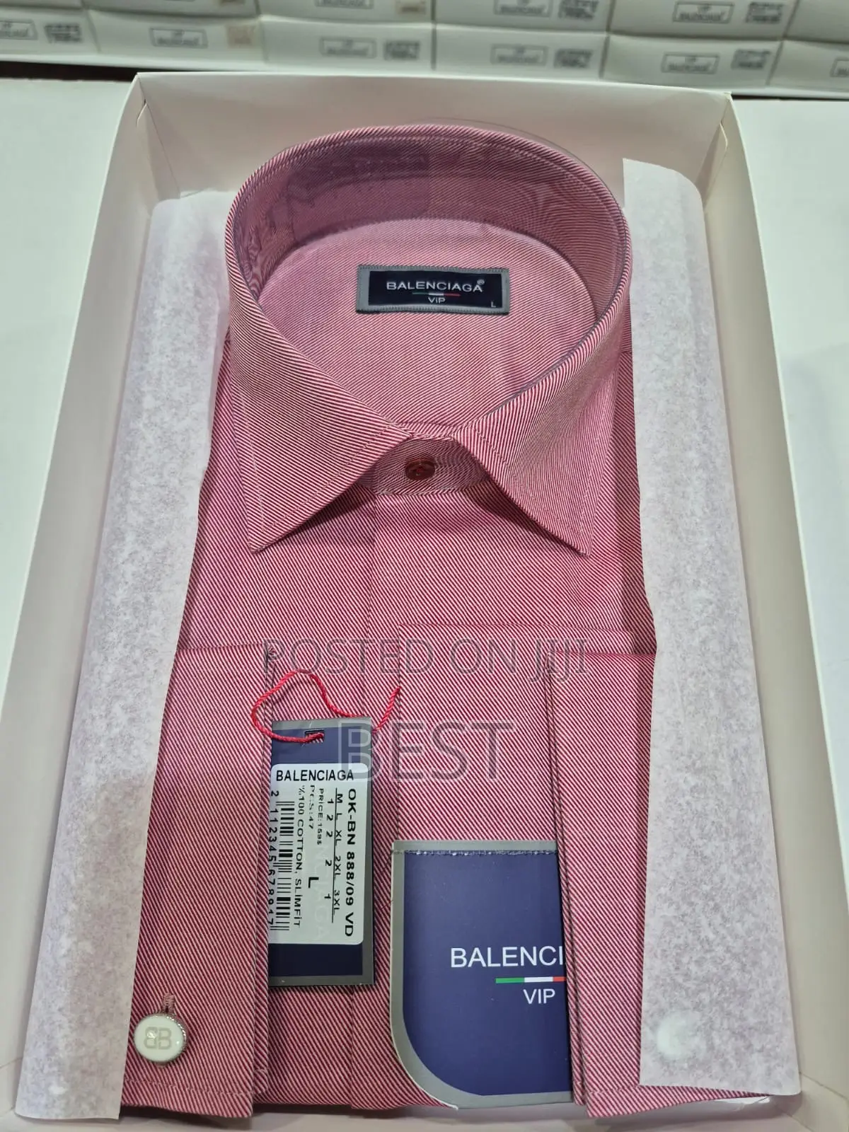 Balenciaga Men’S Luxury Corporate Shirts