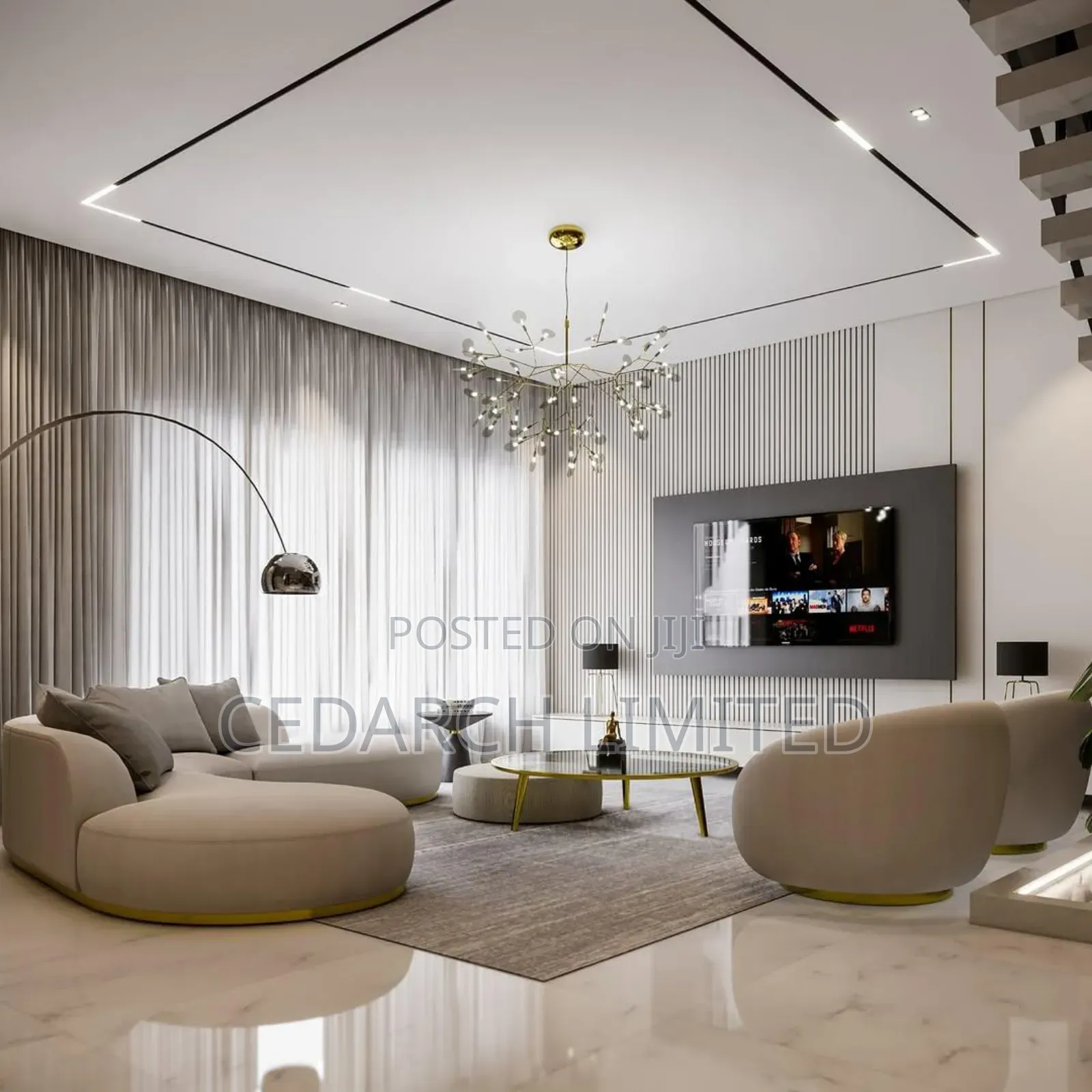 Furnished 4bdrm Townhouse/Terrace in Guzape District for sale