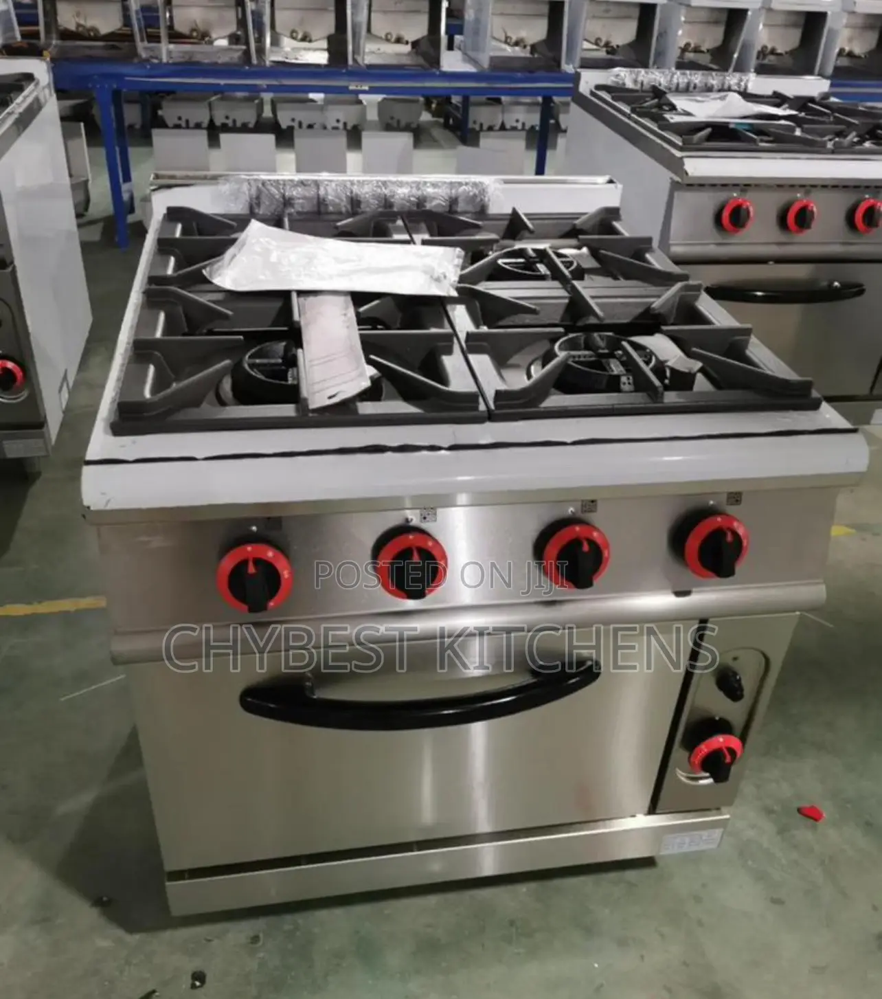 4 Burner Gas Cooker With Oven