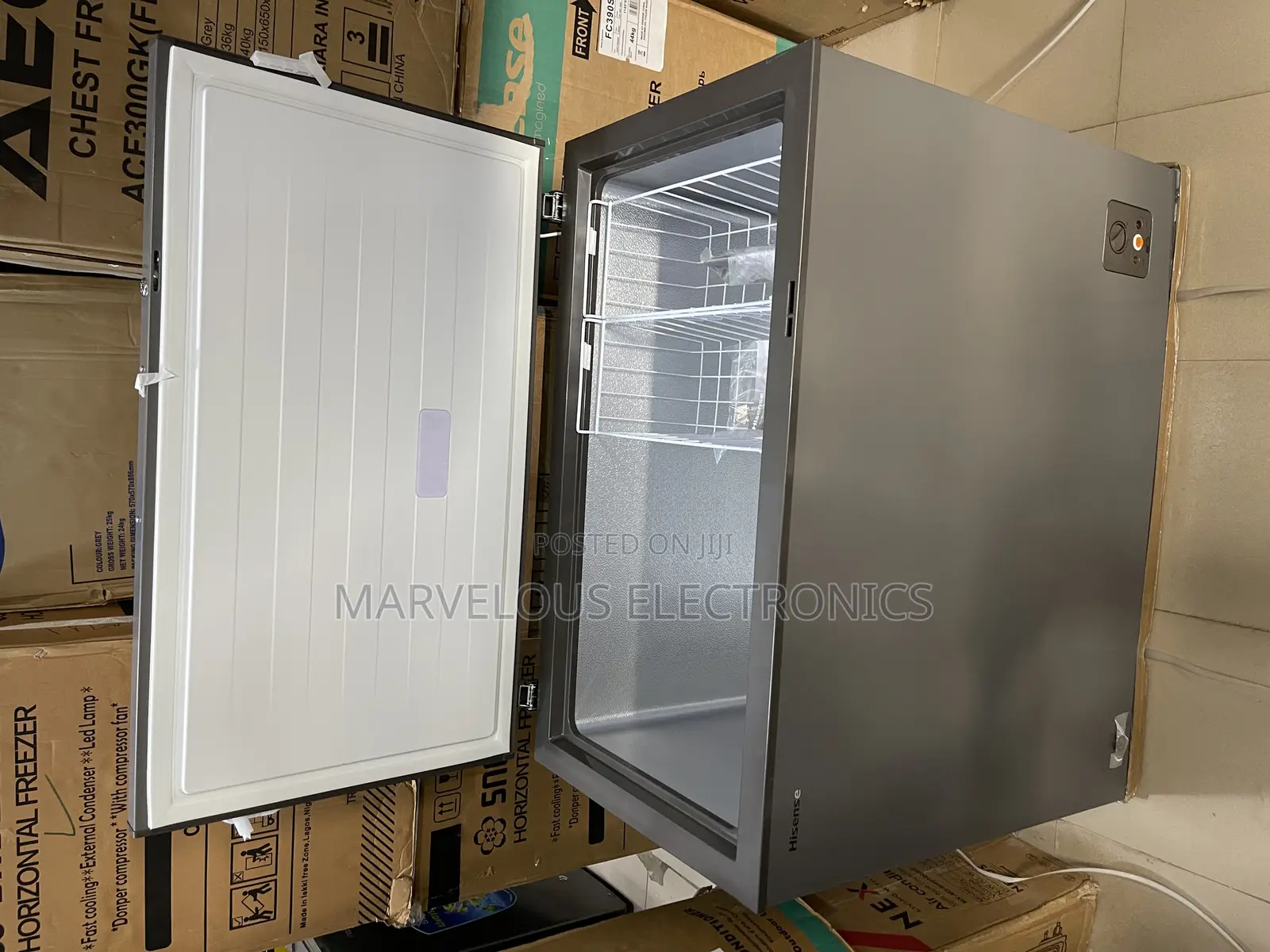 Brand New Hisense 340liters Full Copper Chest Freezer Warranty 2years