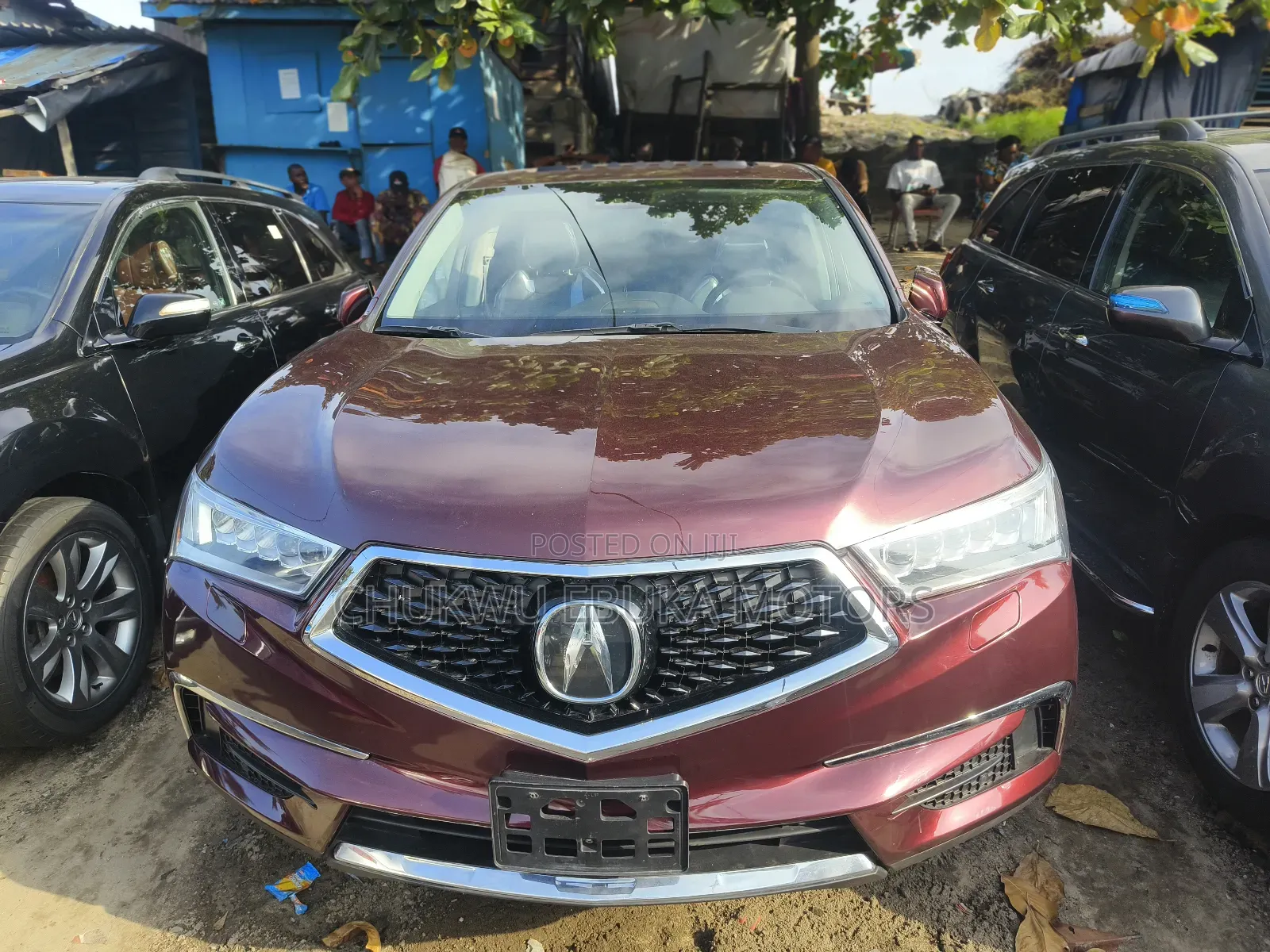 Acura MDX w/Advance & Ent. Pkgs SH-AWD 2018 Red