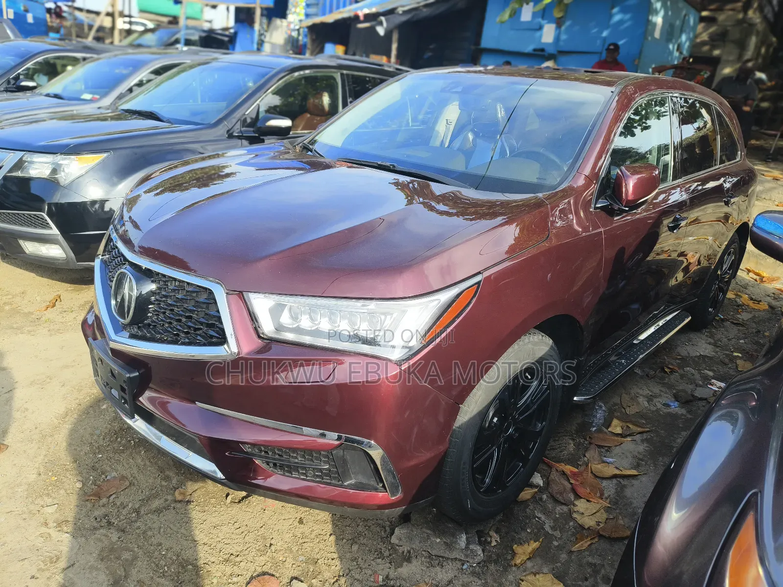 Acura MDX w/Advance & Ent. Pkgs SH-AWD 2018 Red
