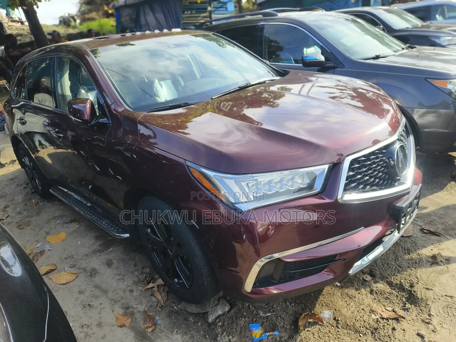 Acura MDX w/Advance & Ent. Pkgs SH-AWD 2018 Red