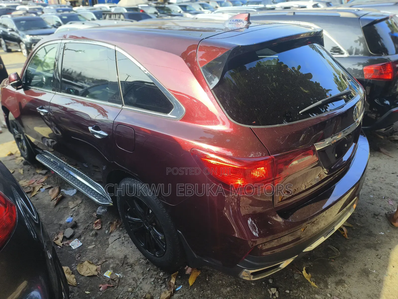 Acura MDX w/Advance & Ent. Pkgs SH-AWD 2018 Red