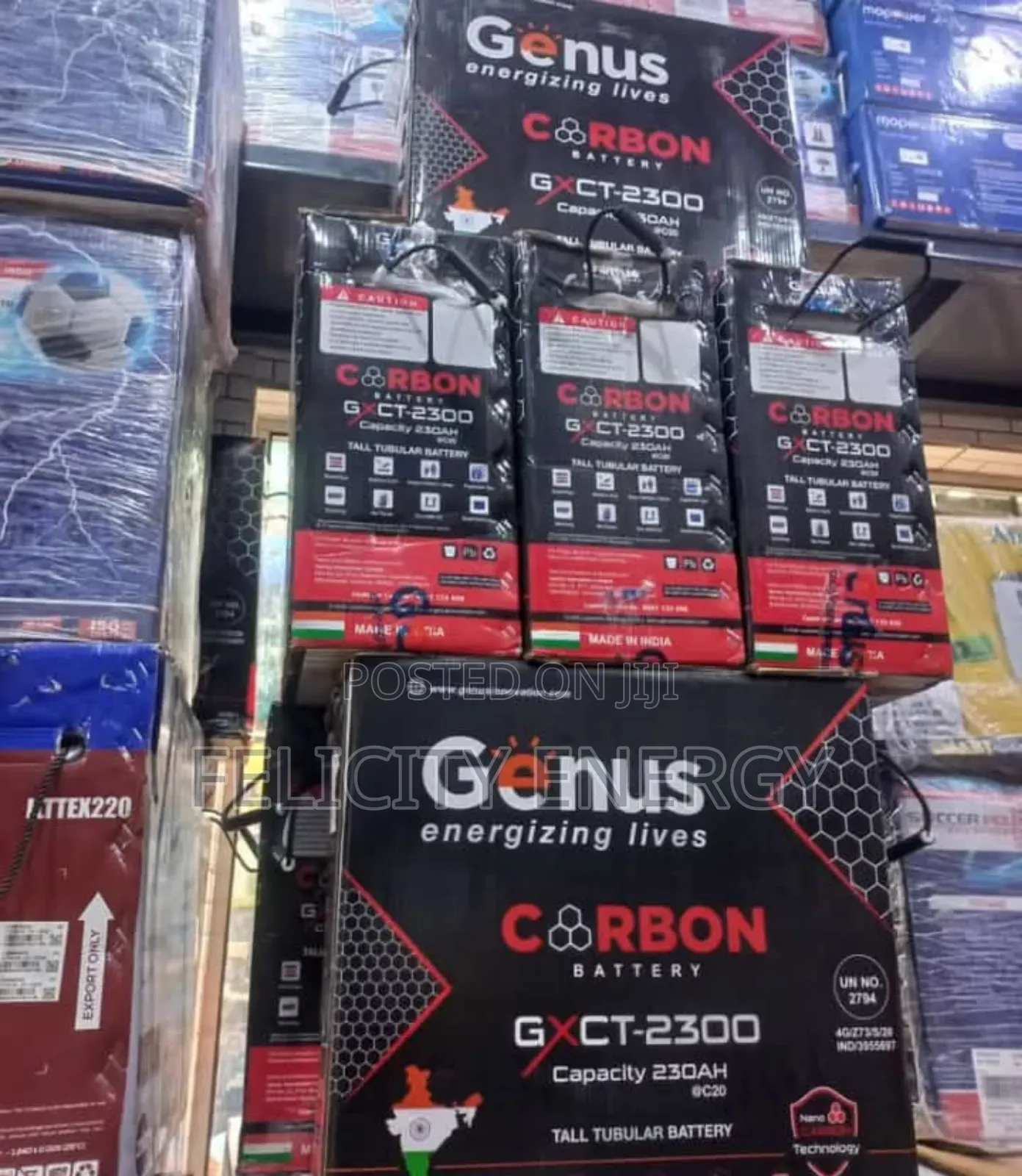 Genus Tubular Battery 230amps//12v