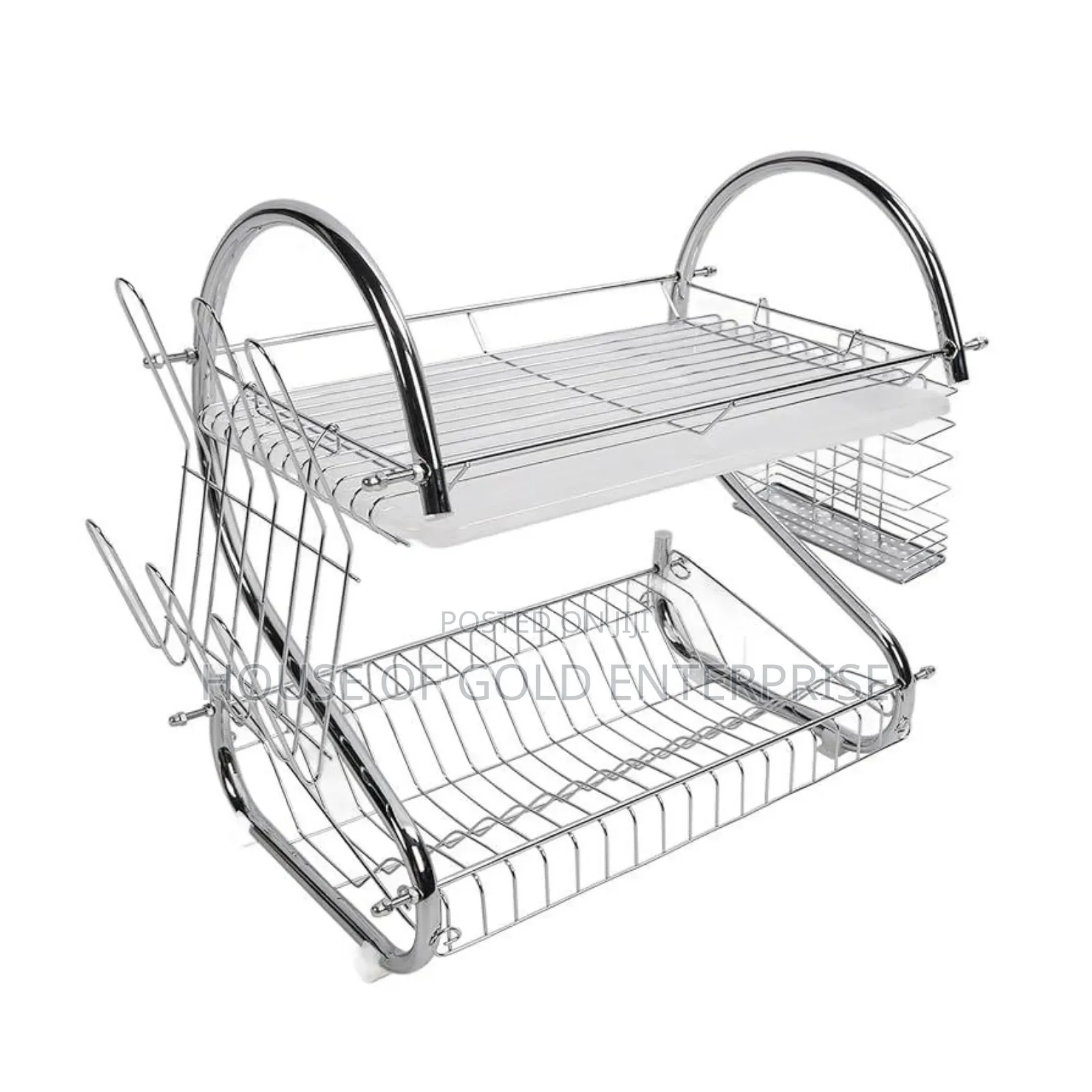Two-tier Dish Drying Rack