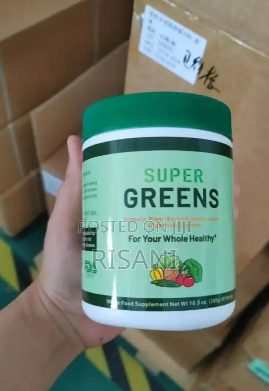 Super Greens Organic Health Powder Supplement 300g